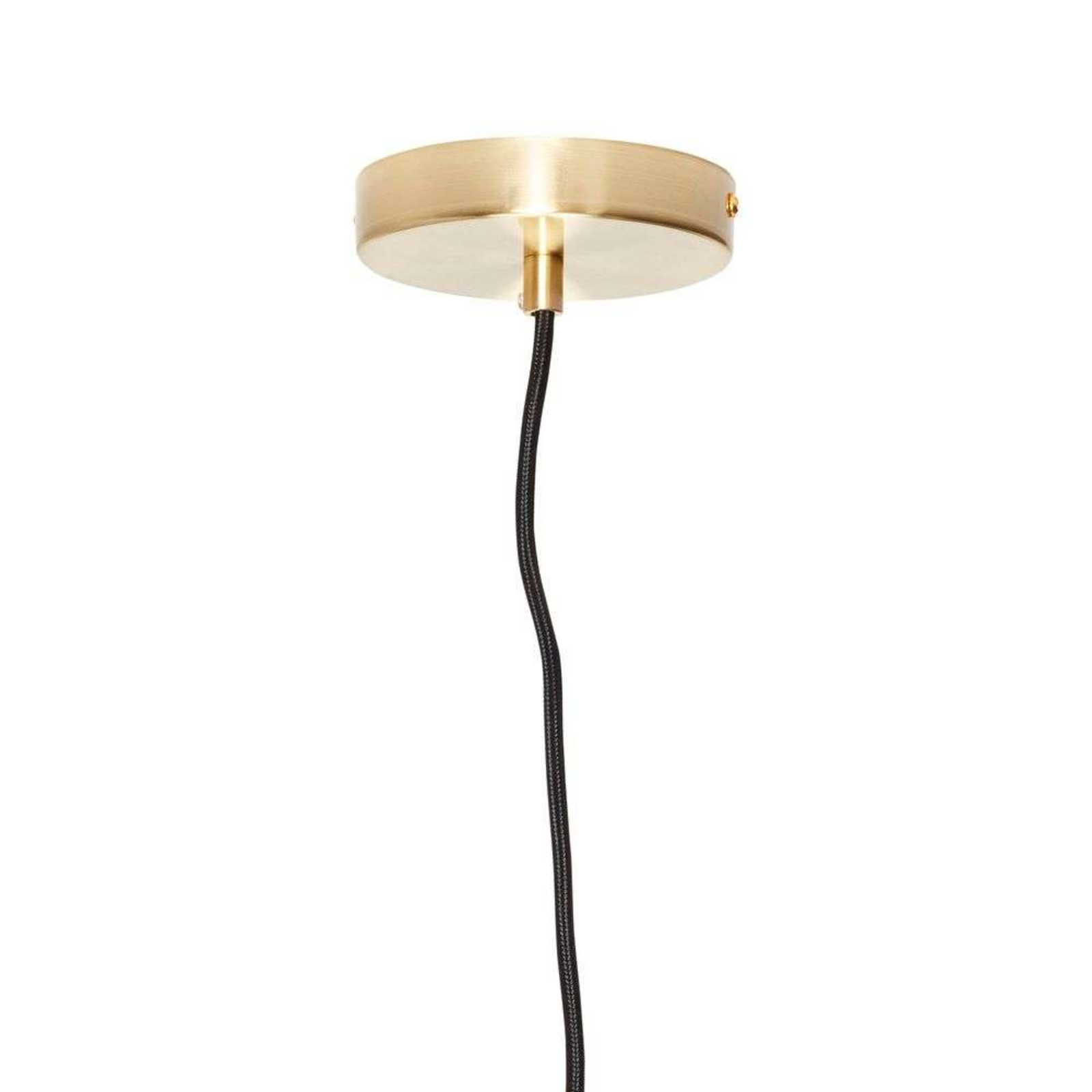 Muse Taklampa Ø25 Opal/Brass - Hübsch