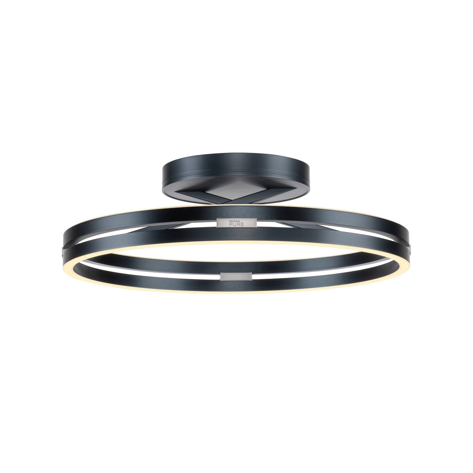 LED-Deckenleuchte PURE Loop, mystic grey, Ø 60 cm, CCT