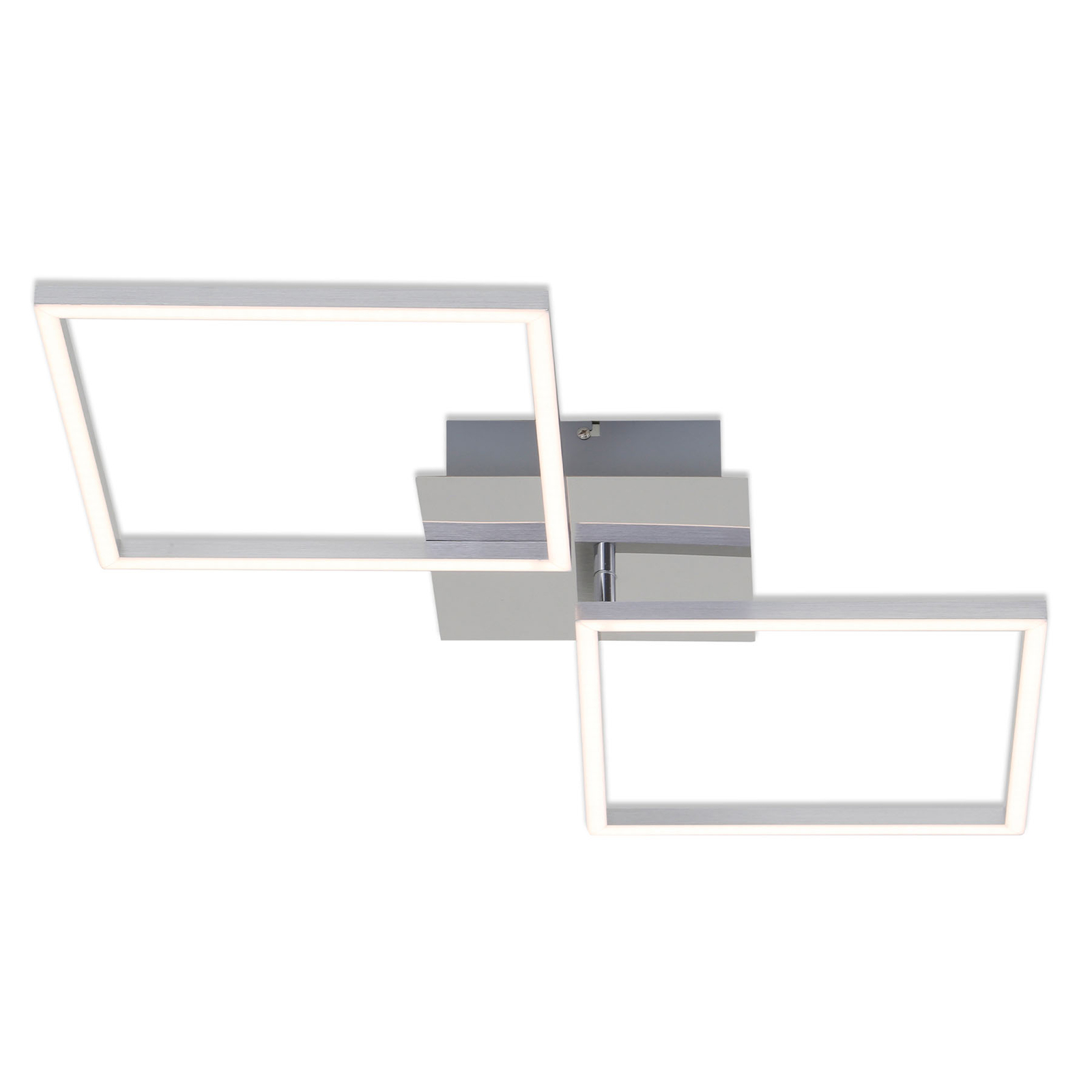 Plafonnier LED Frame, alu, 76x36 cm