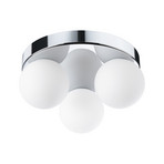 Gove 3 Plafonnier IP44 Dim Chrome/Satin - Paulmann