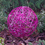 LED-3D-Design-Kugel Galax Fun, Ø 30 cm, fuchsia