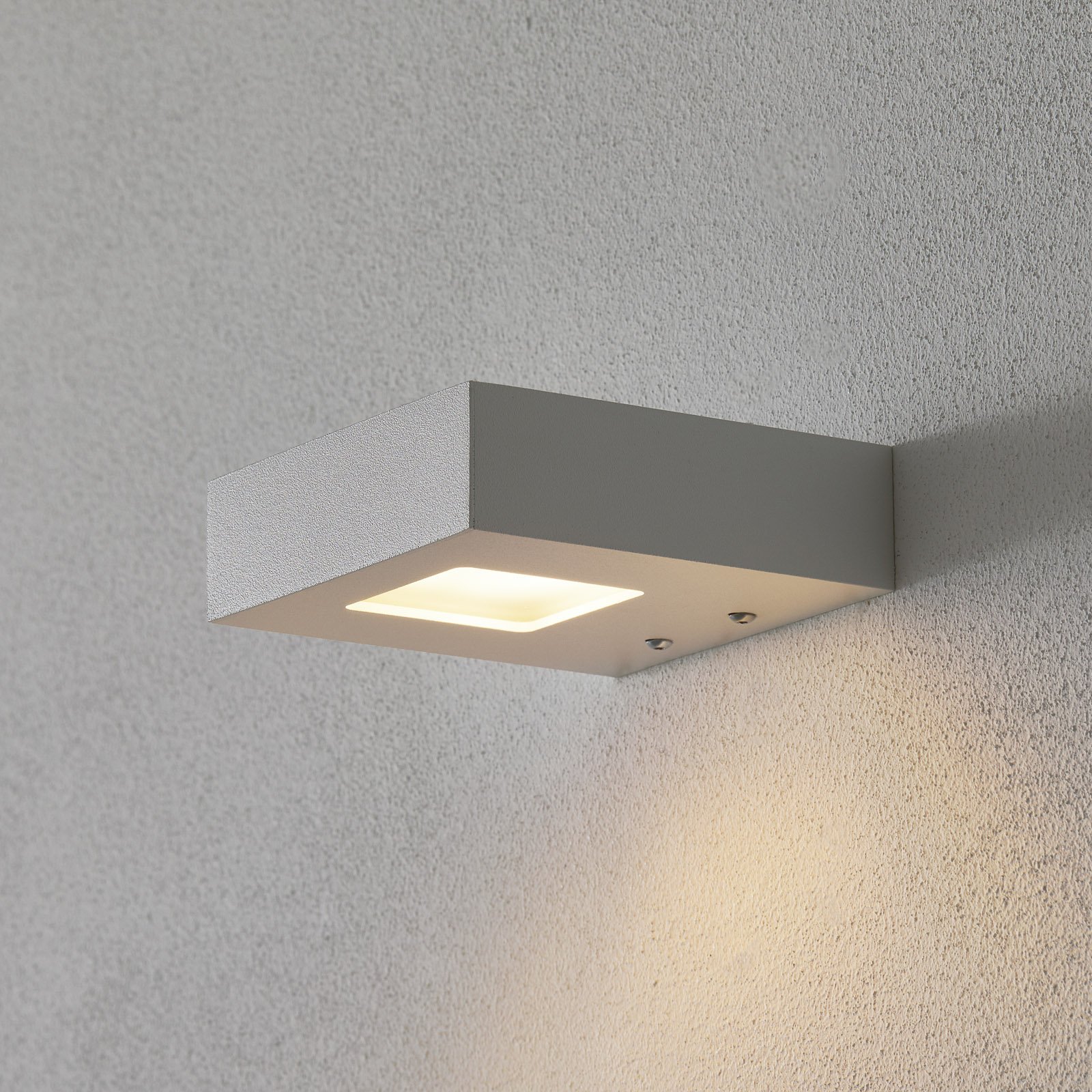 Bopp Cubus weißer LED Wandfluter Bopp Cubus weißer LED Wandfluter