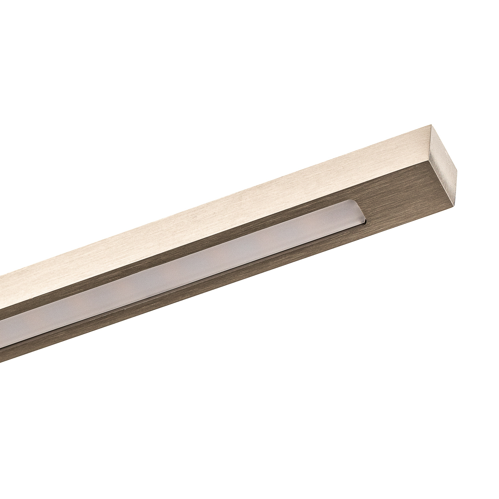 Nástenné svietidlo Quitani LED Tolu, nikel, 65 cm