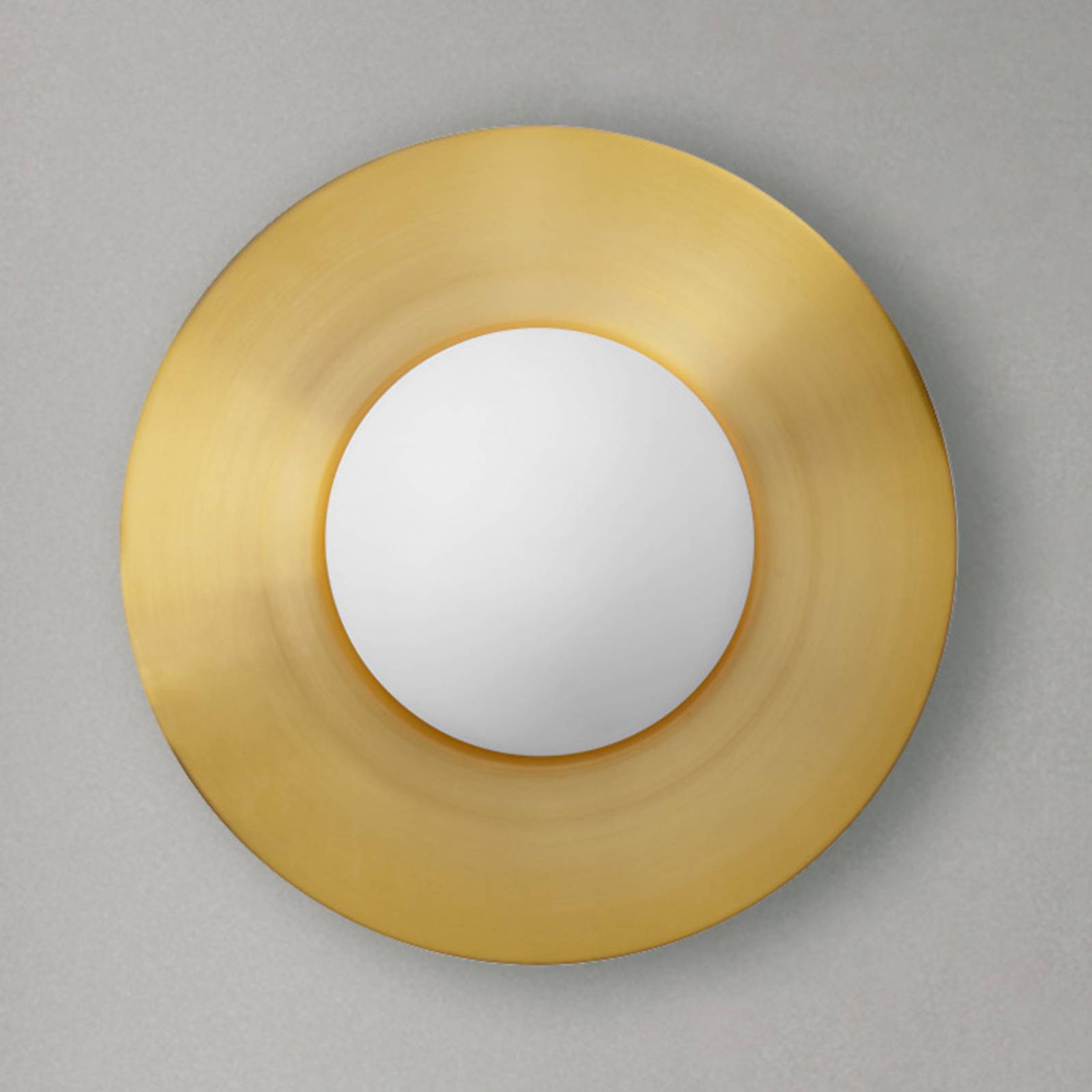 Image of Applique Hat en verre avec assiette en métal 8050612943822
