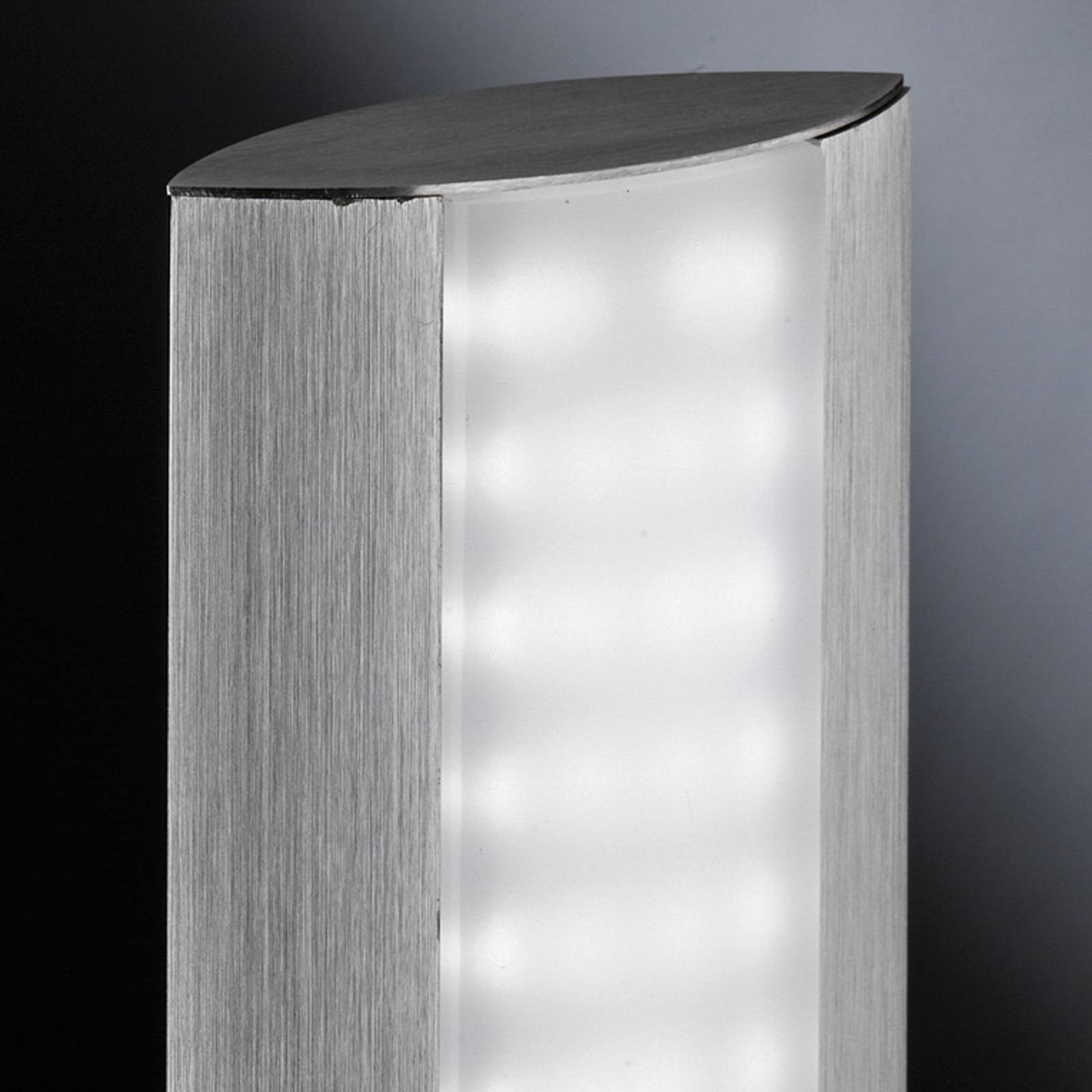 LED-gulvlampe Beat touchdimmer CCT aluminium