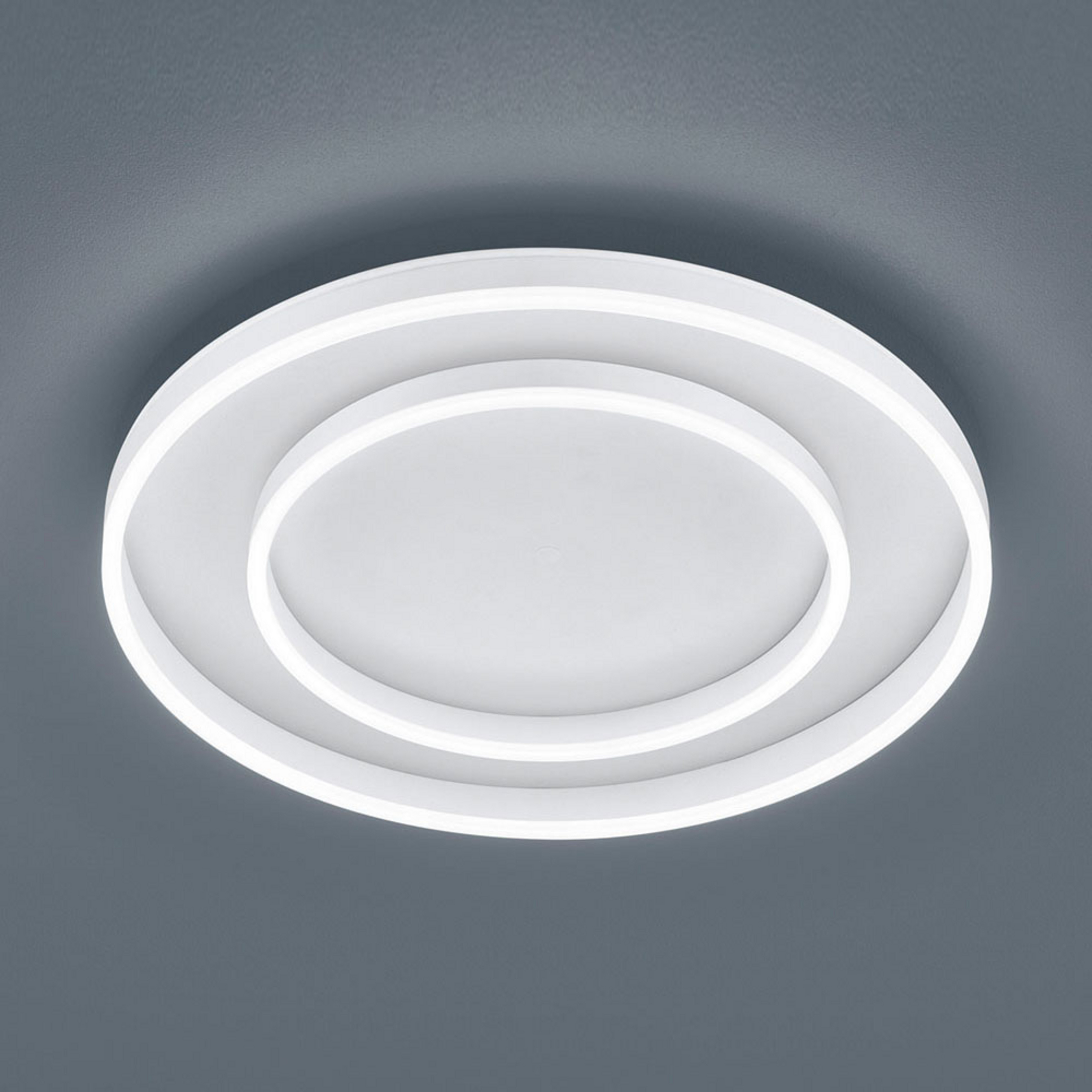 Helestra Sona plafonnier LED dimmable Ø60 cm blanc