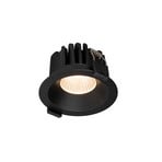 SLC Downlight LED empotrable OnePro Soft, negro, 4.000 K, aluminio