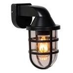 Lewis outdoor wall light, black