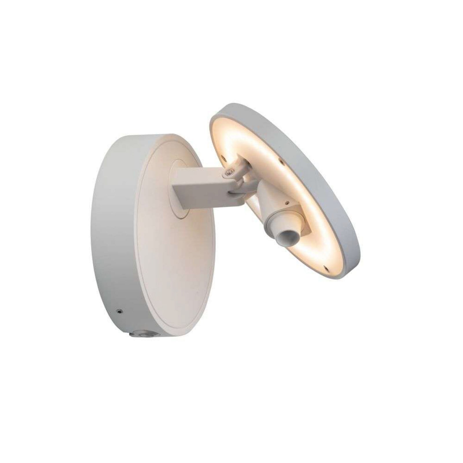 Dot W120 Wandleuchte Weiß/Weiß ANTIDARK - Schlafzimmer - Aluminium