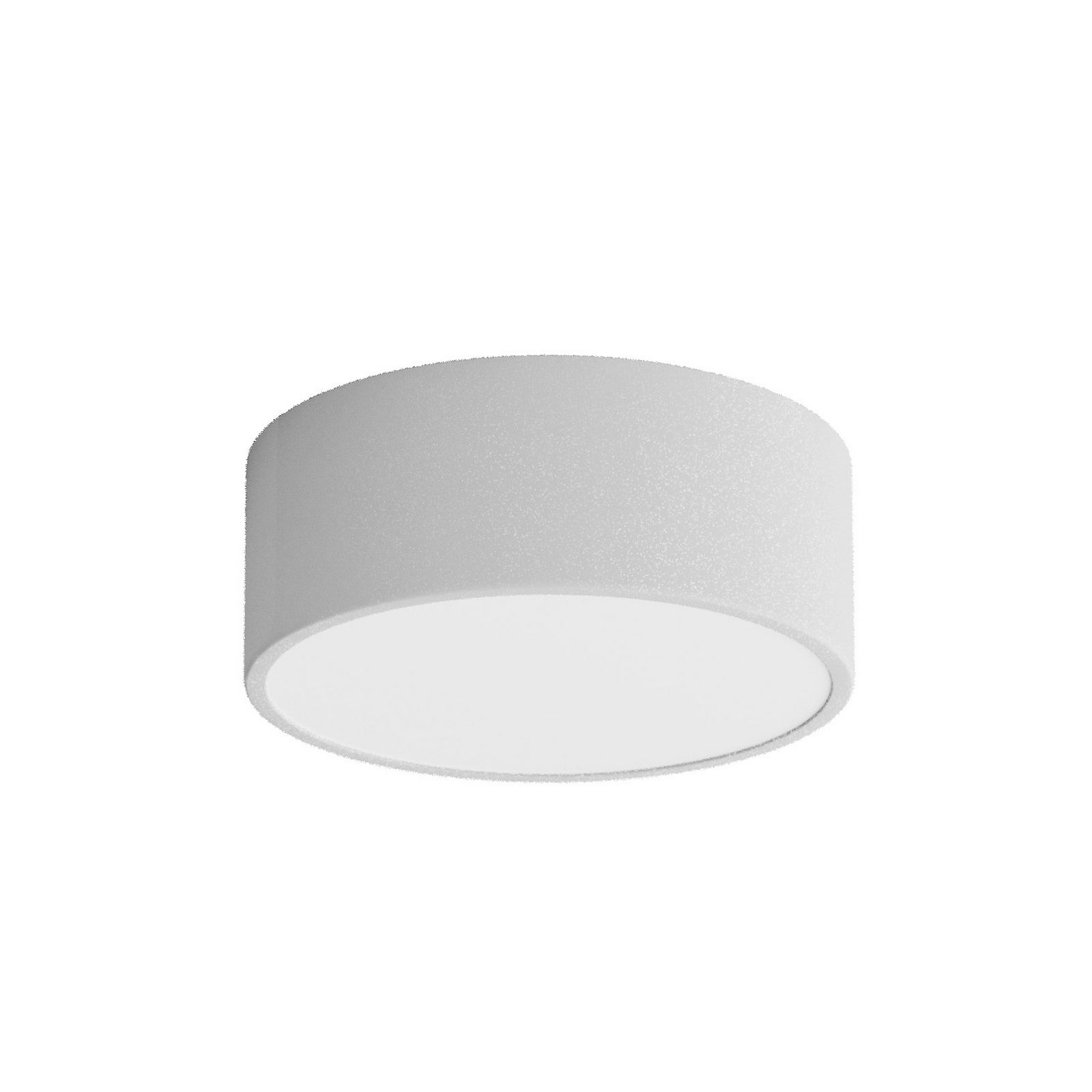 Stropné svietidlo Cleo 200, sivé, senzor, IP20, Ø 20 cm, E27