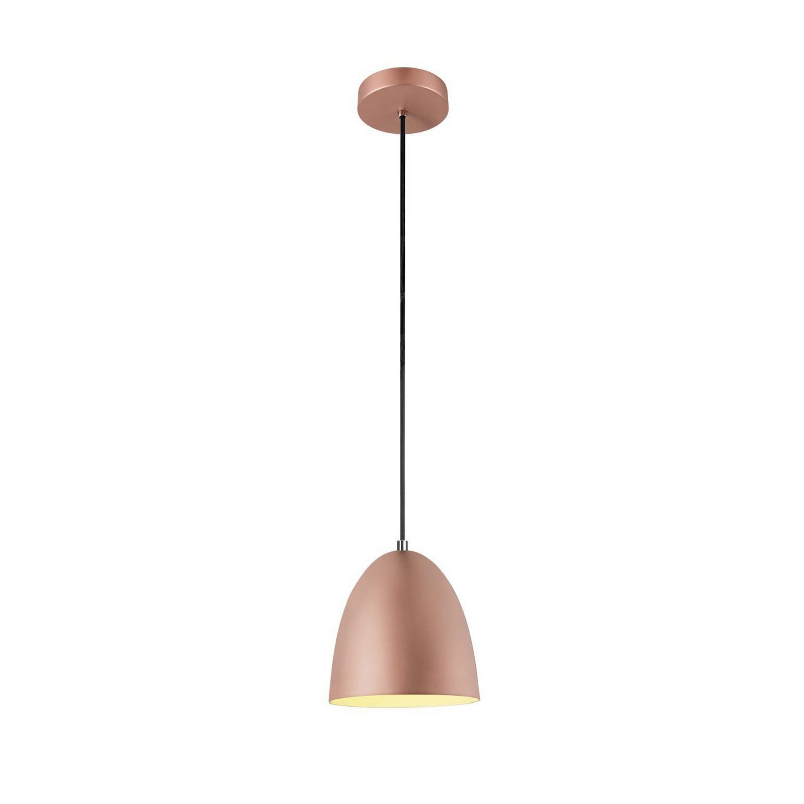 SLV Hängelampe Para Cone, Ø 20 cm kupferfarben/weiß