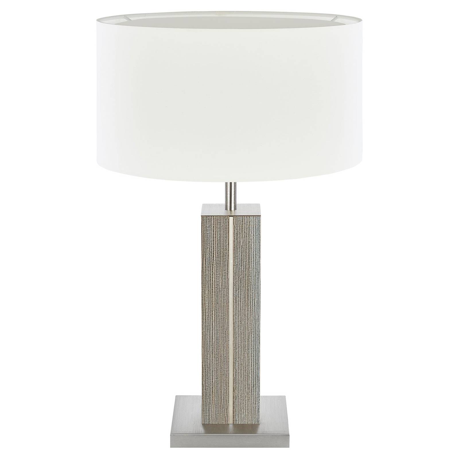 HerzBlut Dana tafellamp, spar, wit, 56 cm