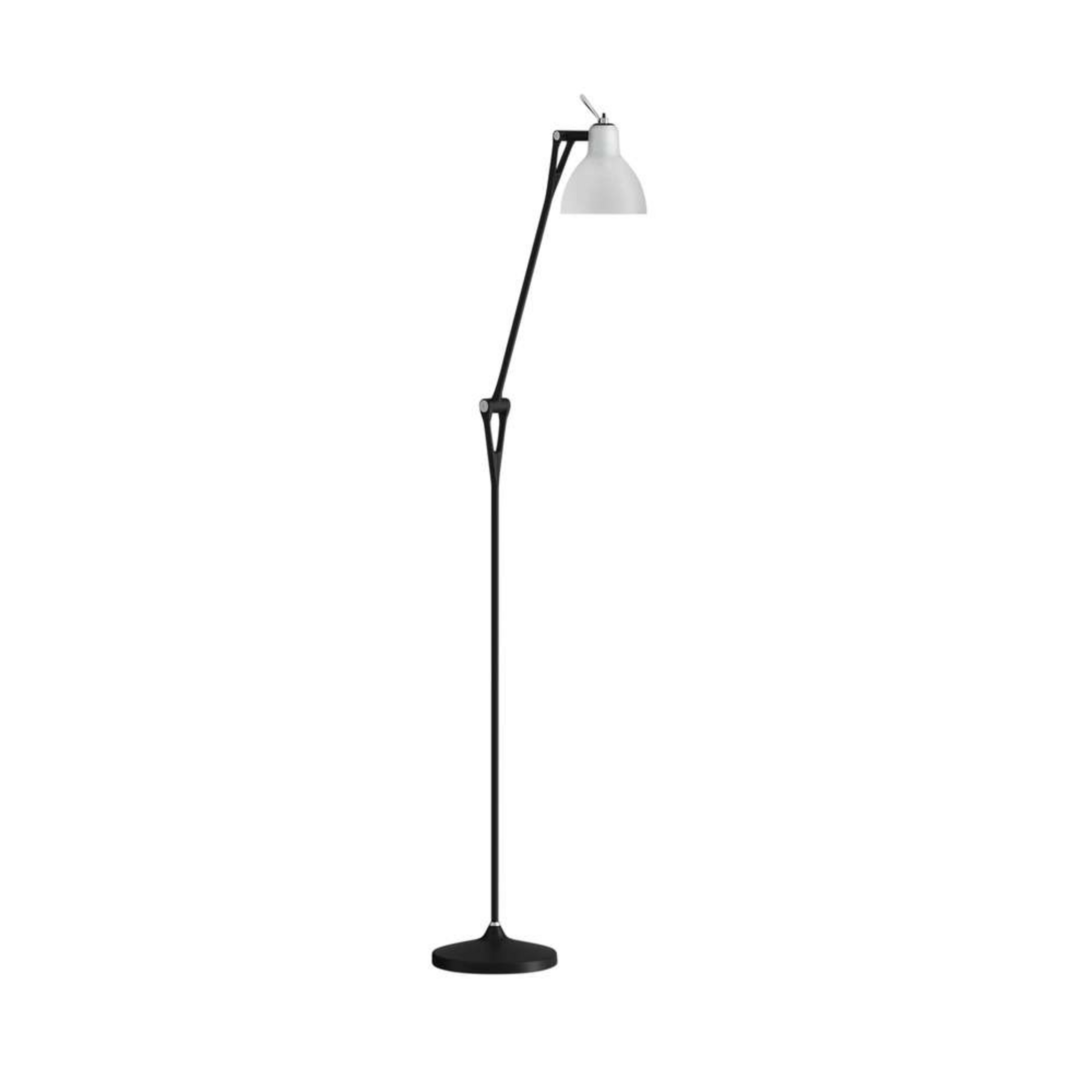 Luxy F1 Lampa Podłogowa Czarno/Matowa Biała - Rotaliana