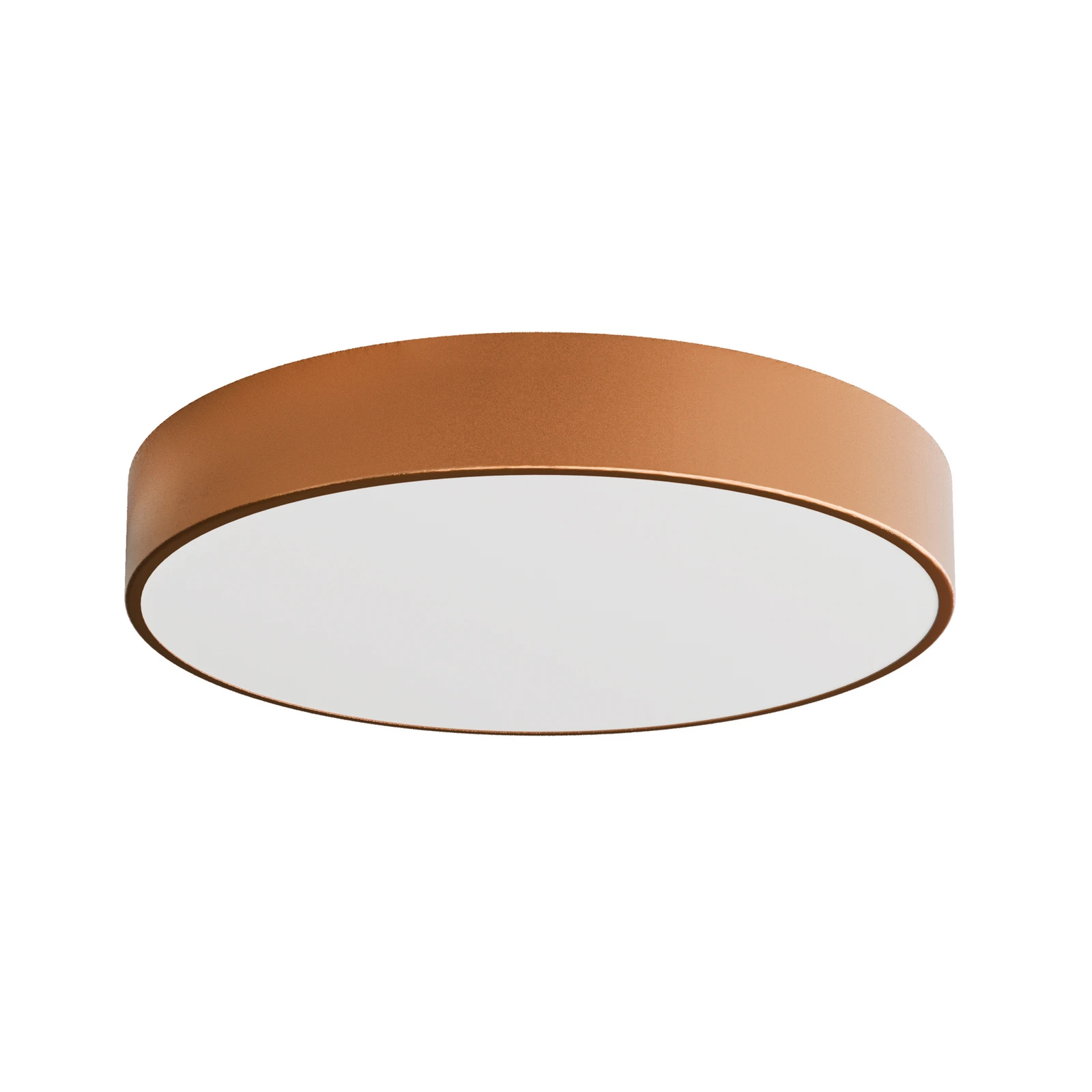 Plafondlamp Cleo, Ø 50 cm, IP54, koperkleurig, metaal, E27