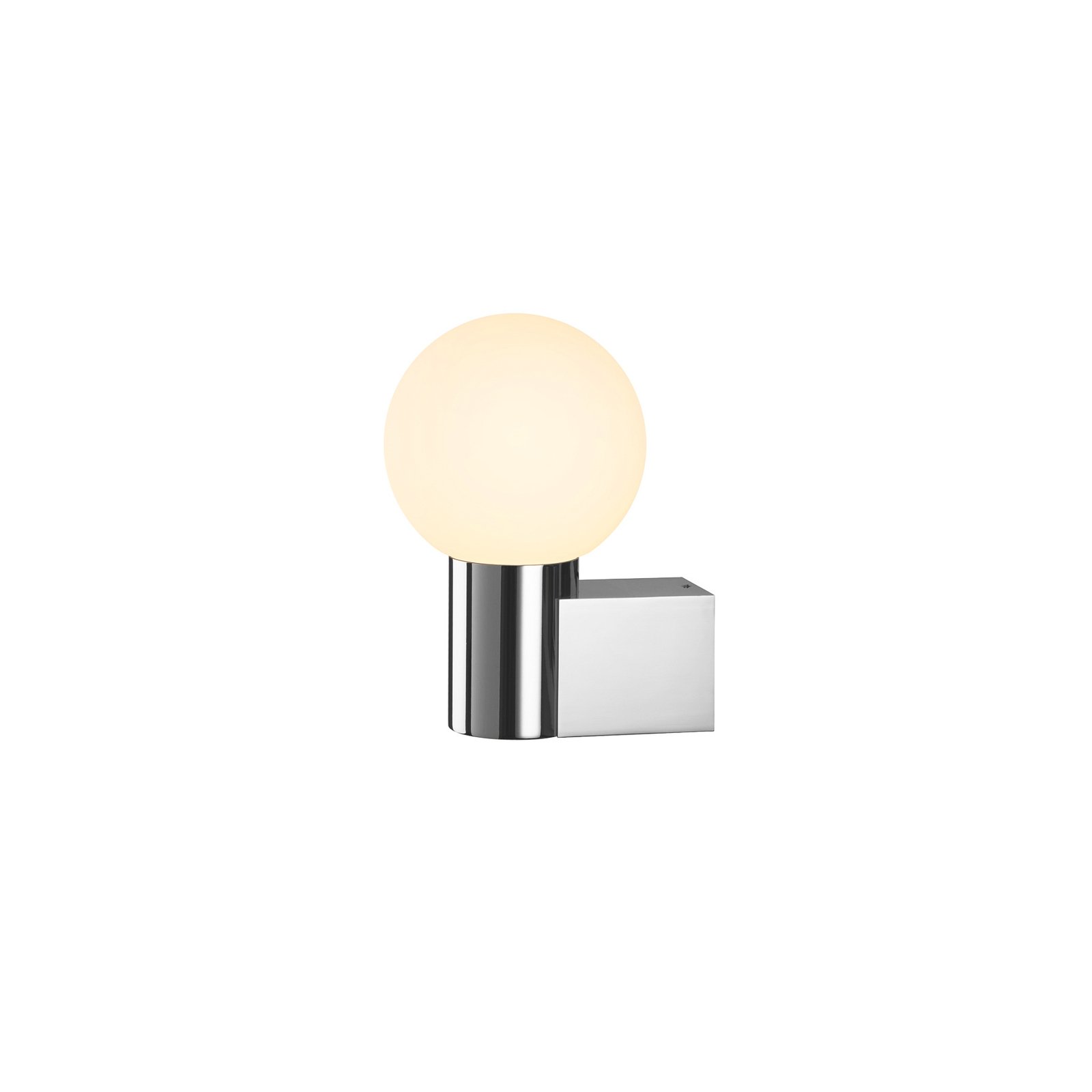 SLV Varyt badkamer wandlamp, chroom, aluminium, breedte 12 cm