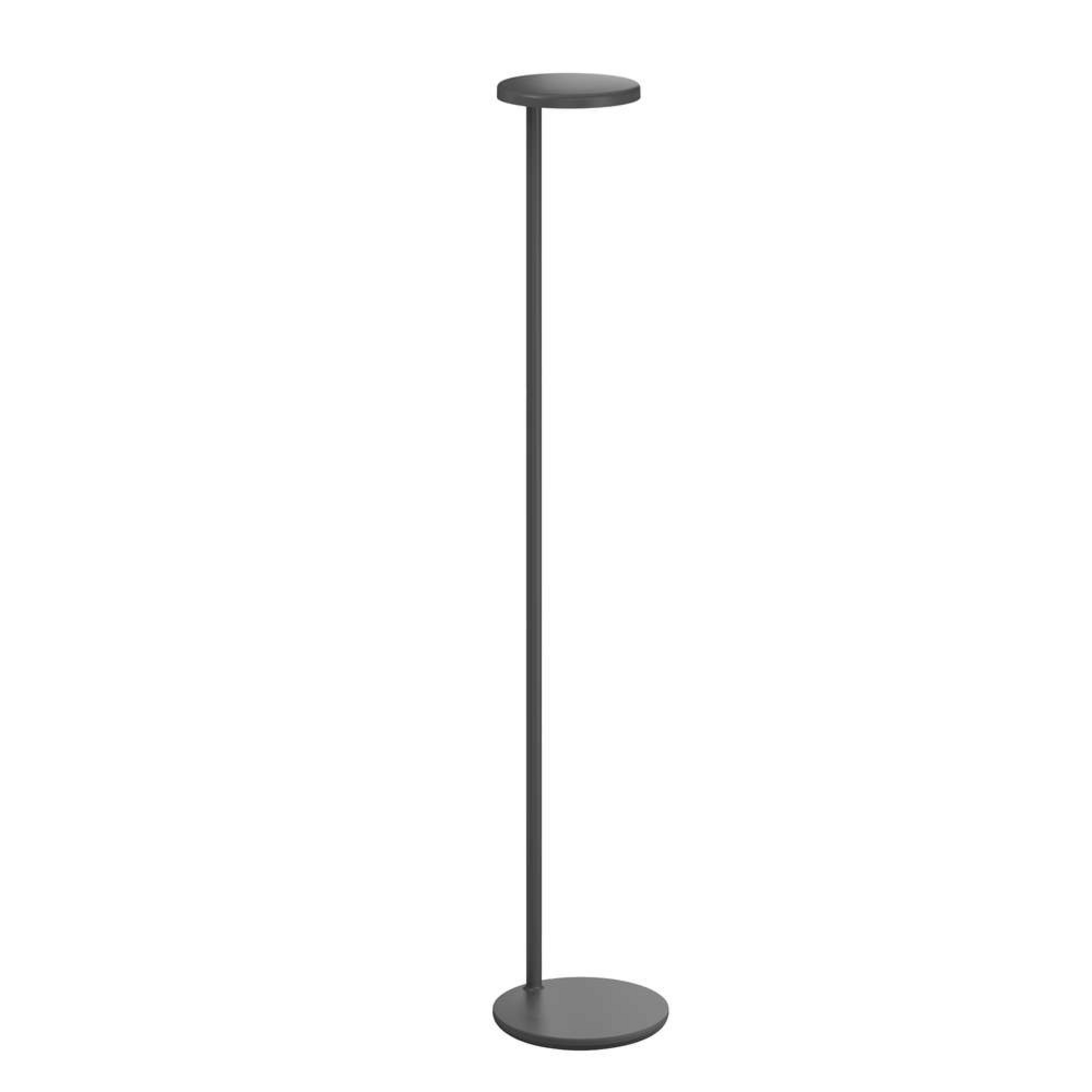 Piantana Oblique F, 3000K USB-C 107,4 cm, grigio/alluminio - FLOS