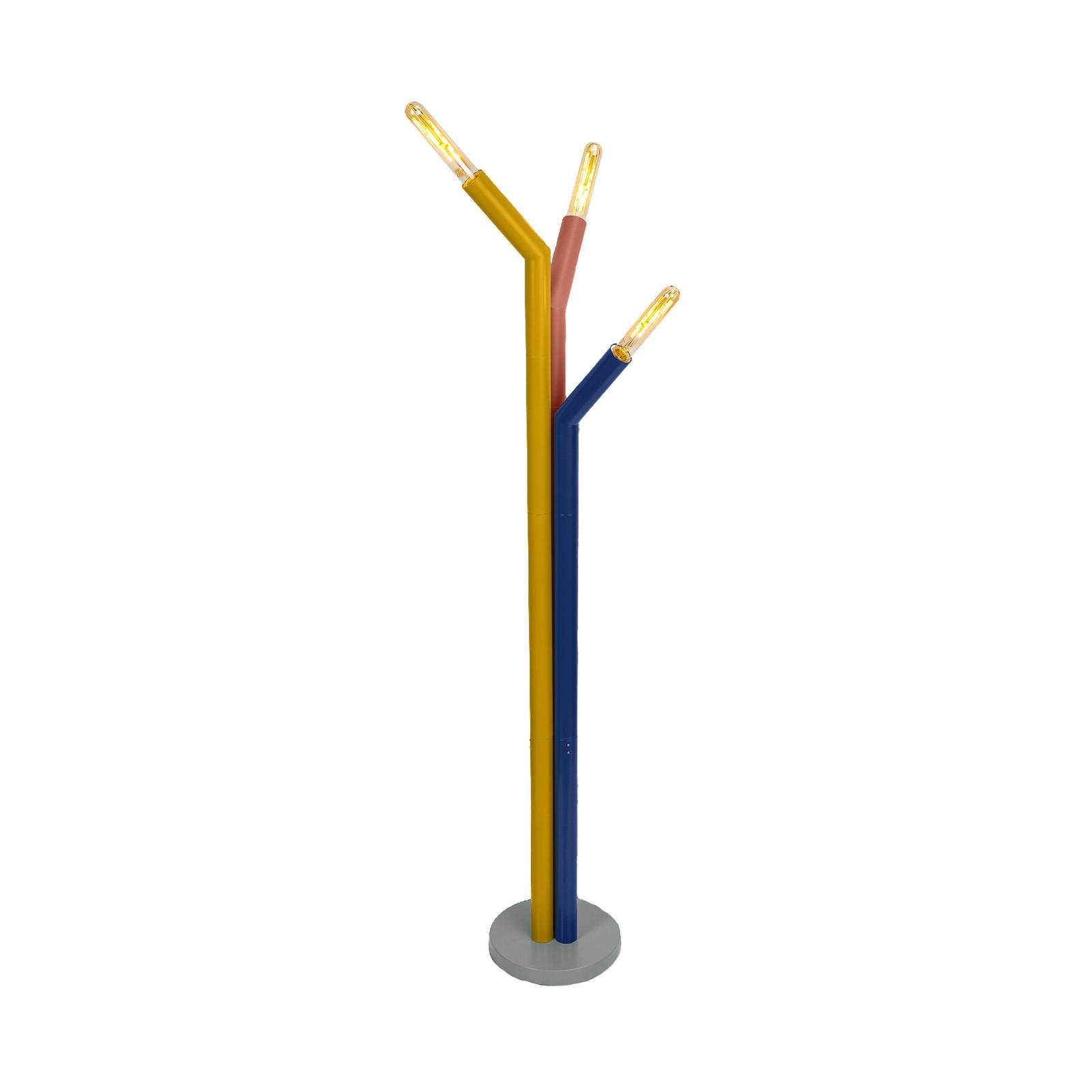 OSRAM Stehleuchte Decor Straw, 3-flammig, bunt, Stahl, E27