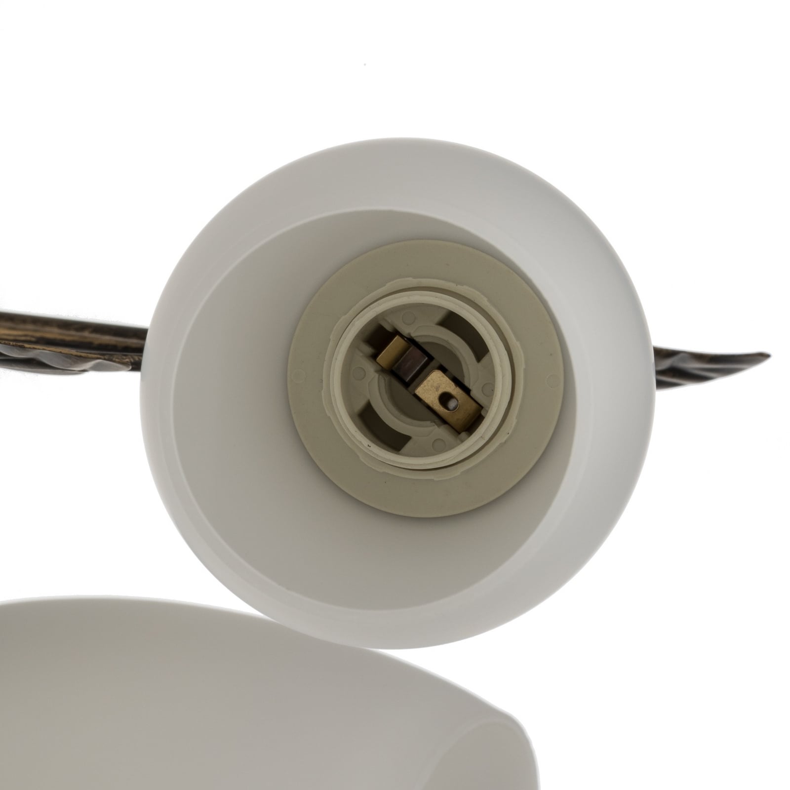 Lindby ceiling light Stefania, 5-bulb, black/gold, Ø58cm Lindby ceiling light Stefania, 5-bulb, black/gold, Ø58cm