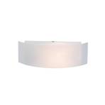 Interface outdoor wall light, white, width 31 cm, plastic