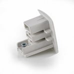 Embout pour rail électrique triphasé Noa, blanc