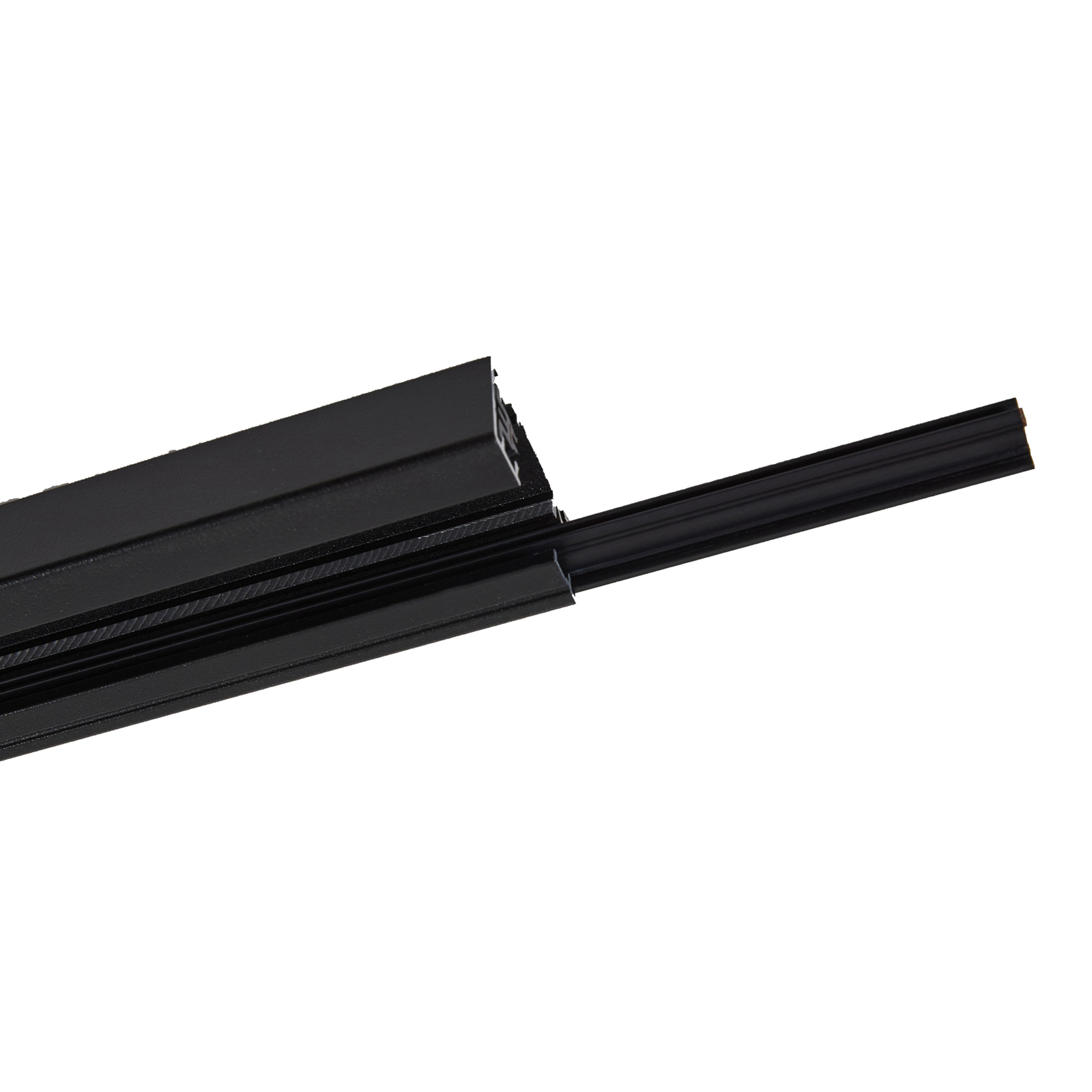 Lindby Stromschiene Linaro, 50 cm, schwarz, 1-Phasen-System