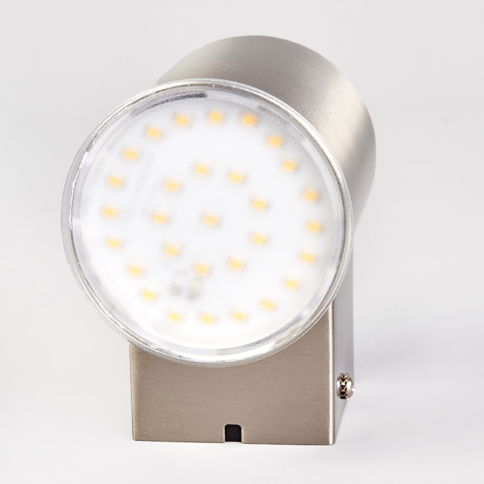 Vonkajšie nástenné LED svietidlo Morena oceľ 1-pl.