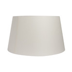 Enkel, lige lampeskærm, hvid, Ø 42 cm – Watt & Veke