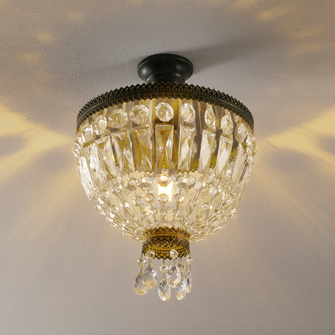 Kristalltaklampa CUPOLA 30 cm