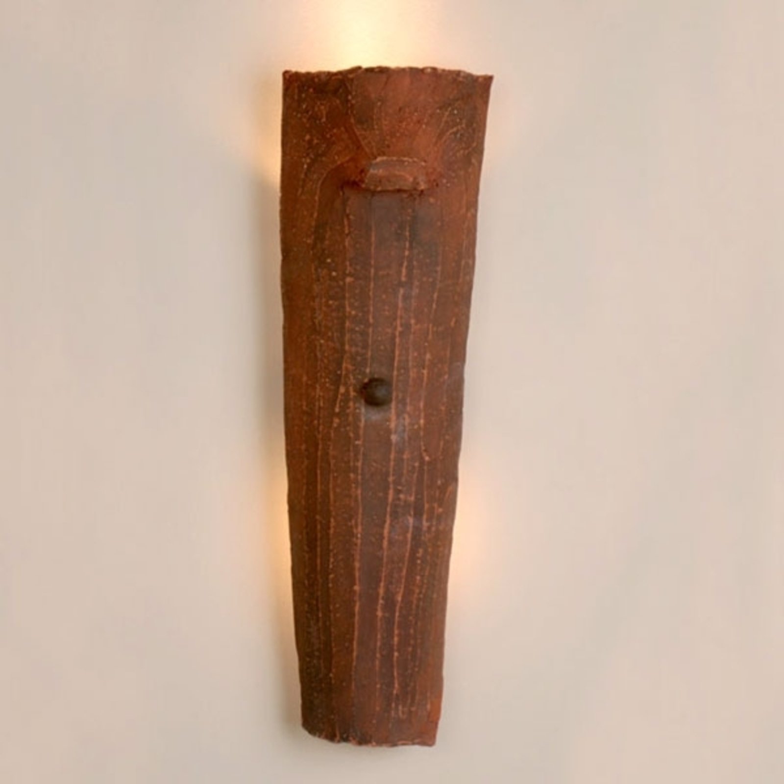 "Menzel Country" sieninis šviestuvas iš molio plytelių, netiesioginė šviesa