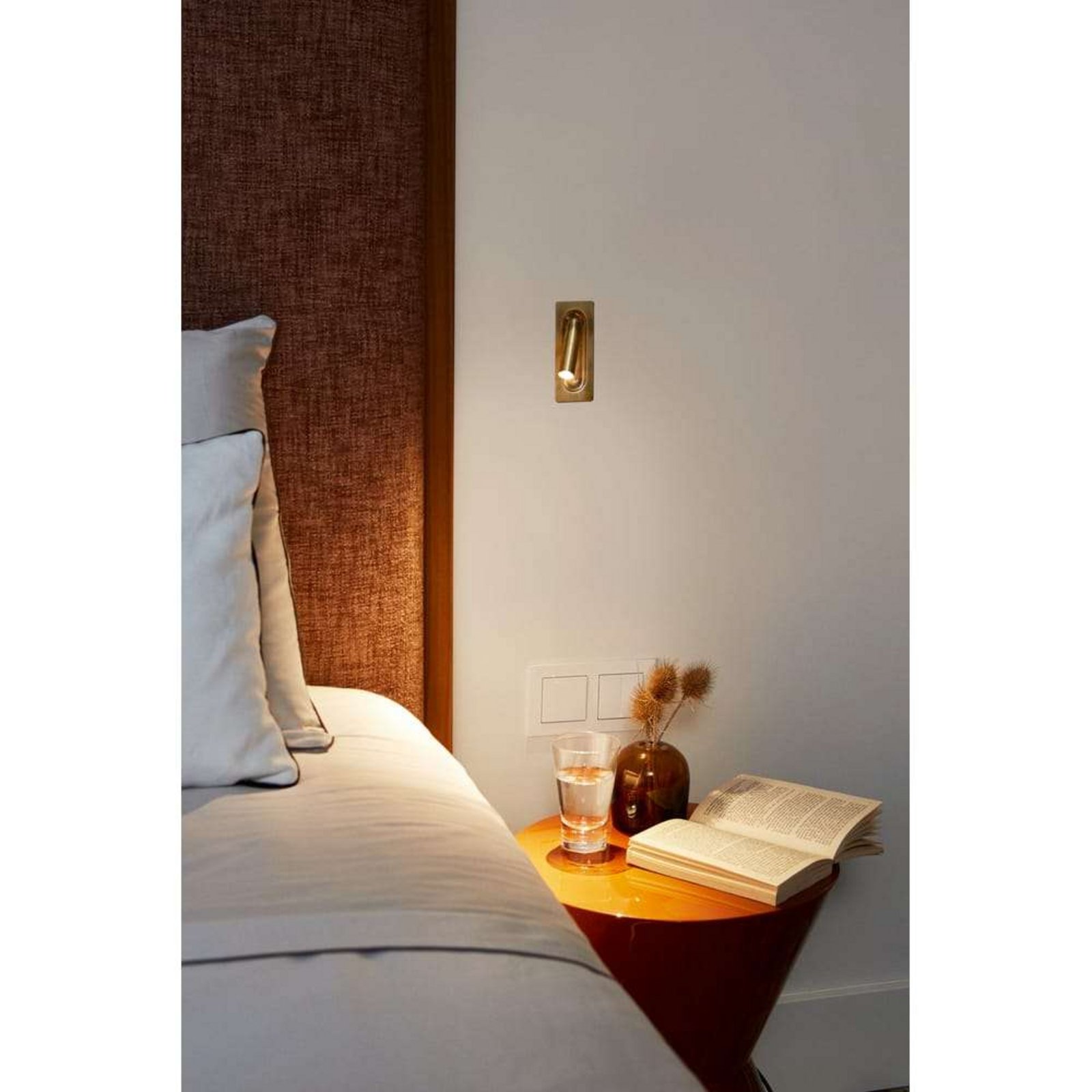 LEDTube RCS + Grid Aplique de Pared Bronce - Marset