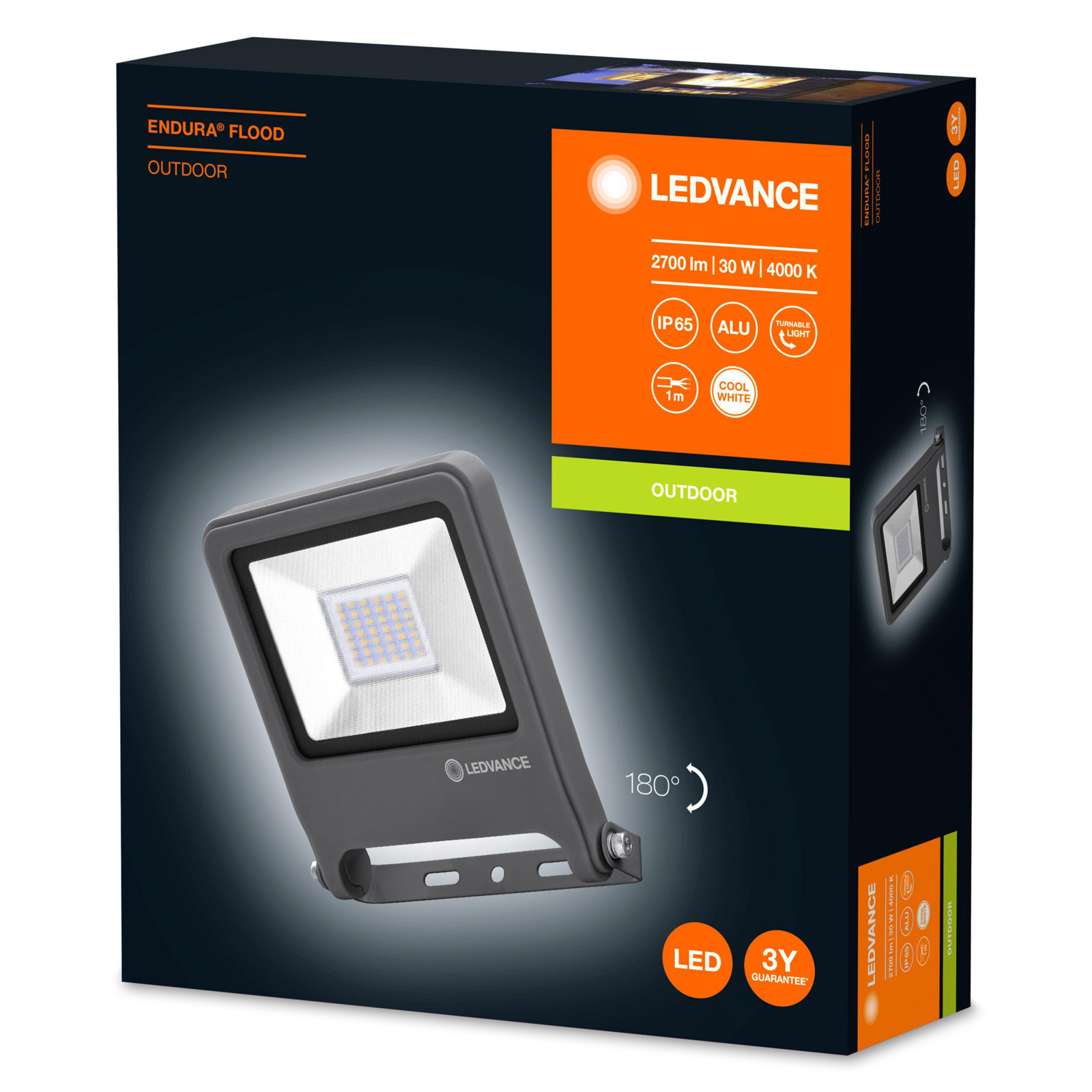 LEDVANCE Projetor de exterior Endura 840 DG 30W