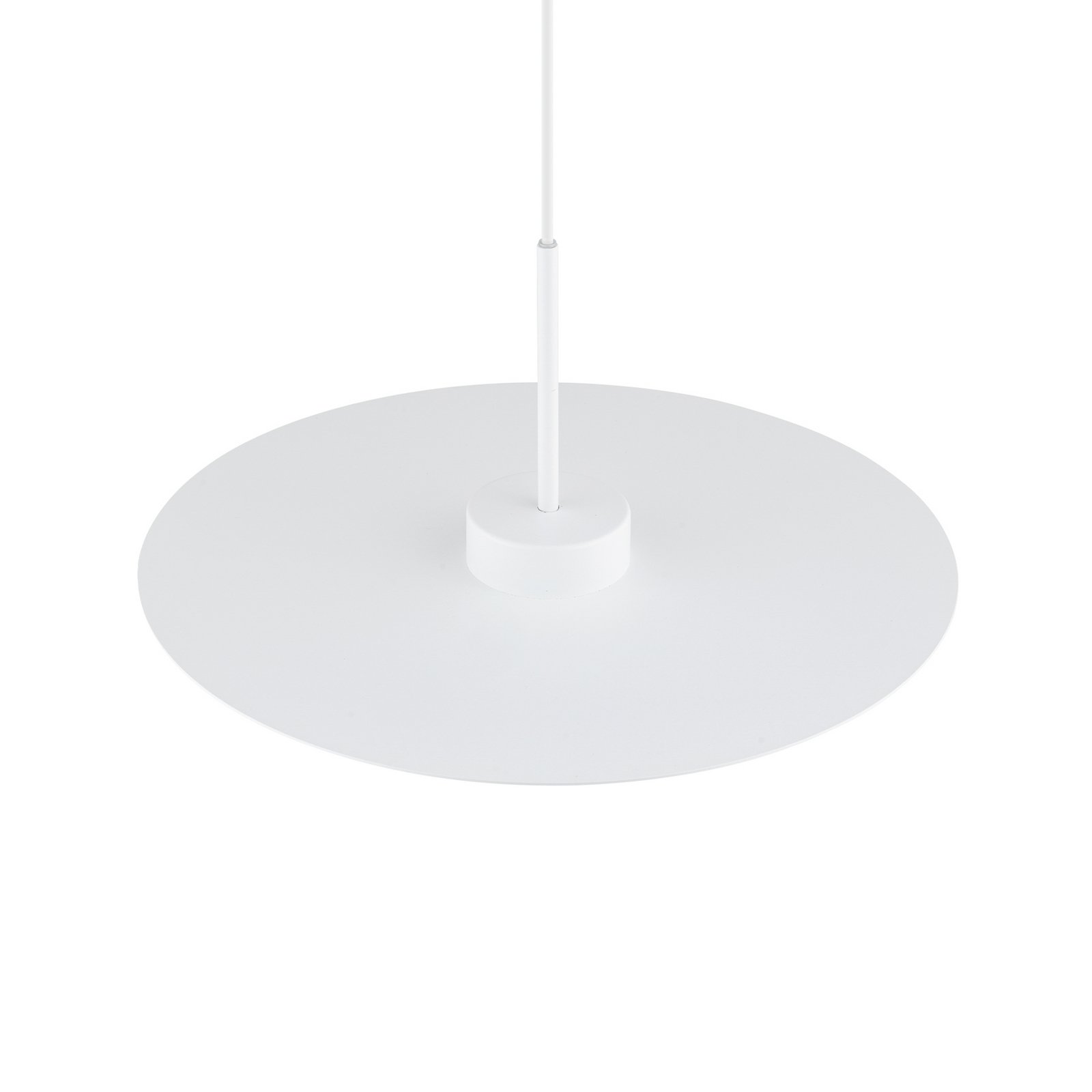 Závěsné světlo Simone, bílé, ocel, Ø 40 cm, GX53