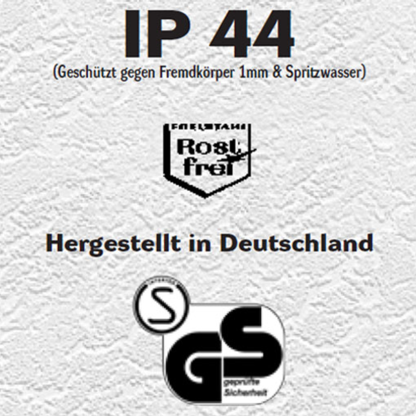 CMD Legendo Subtle Exterior Wall Lamp excl. Sensor, Stainless steel, glass, E27, 60 W, energy efficiency: A++, W: 28 cm, H: 28 cm