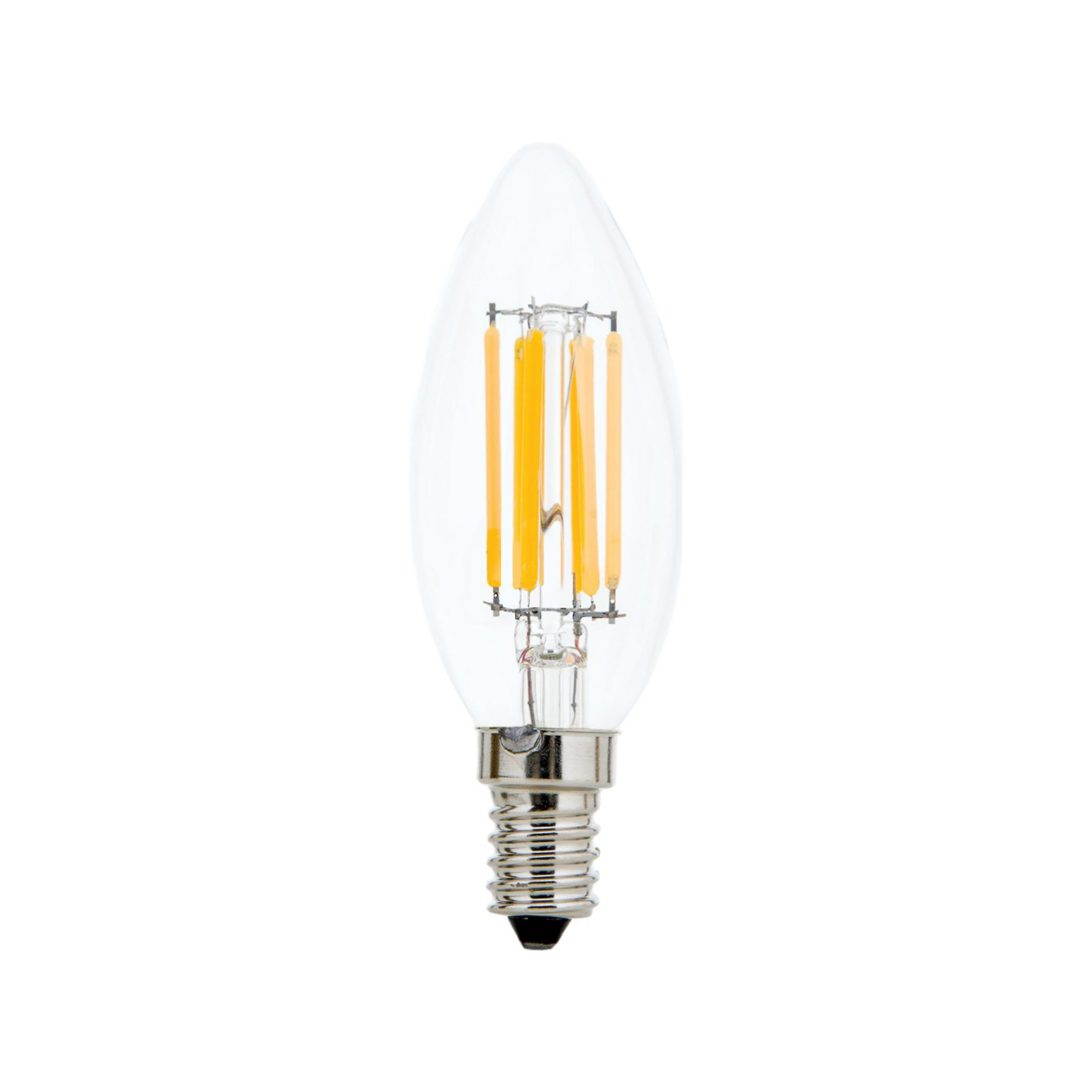 Ampoule LED filament E14 C35 claire 6W 827 720lm à intensité variable
