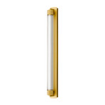 OLEV LED-Wandlampe CHARMER, gold, Metall/Glas, 2.700 K, IP44