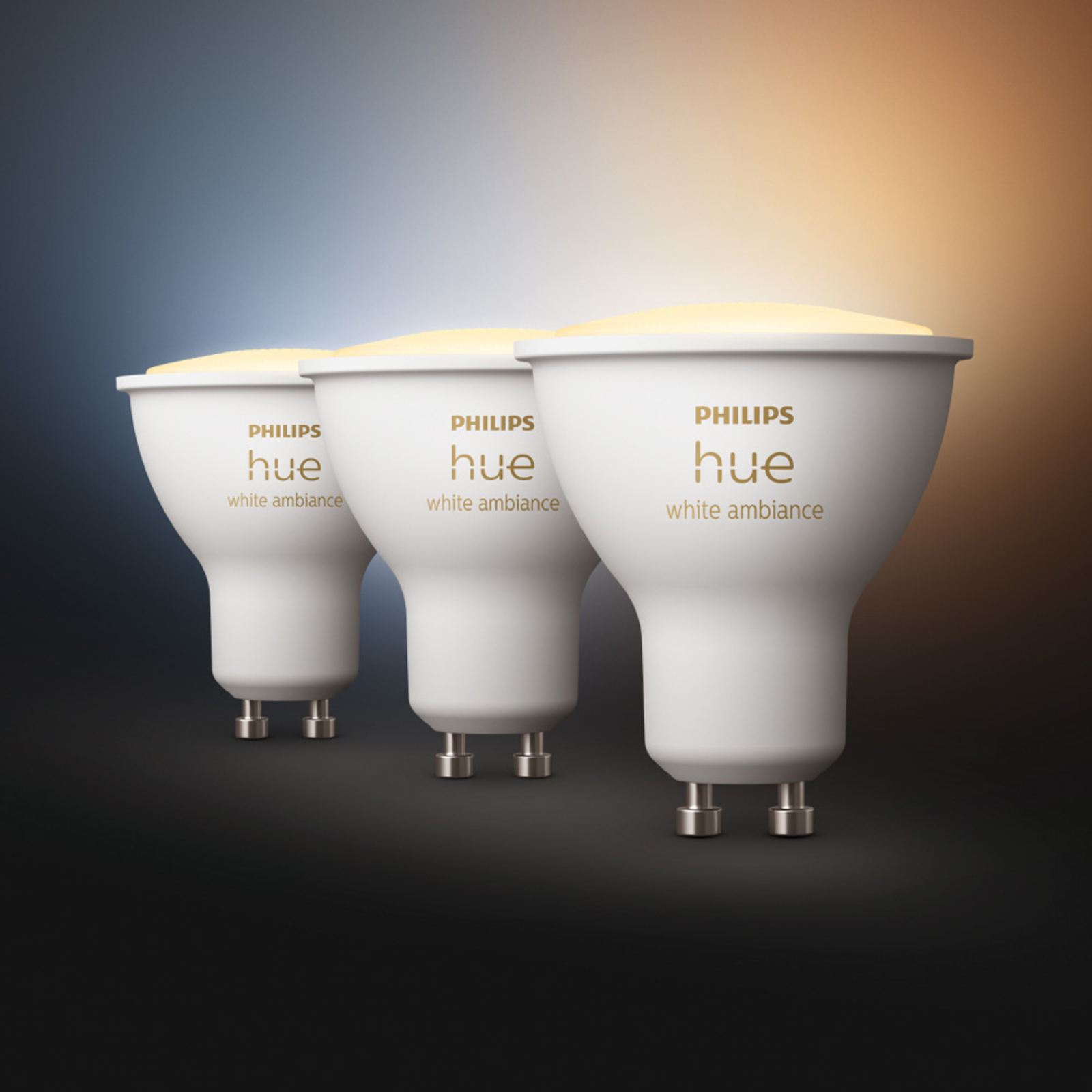 Oneffenheden eerlijk vasthoudend Philips Hue White Ambiance GU10 reflector per 3 | Lampen24.be