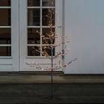 Alex LED stromek se zasněženým vzhledem, výška 210 cm