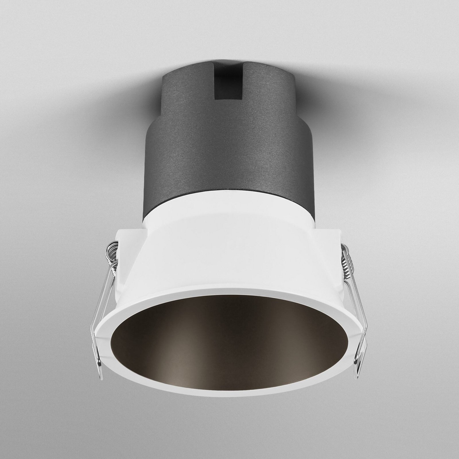 OSRAM LED-Einbauspot TWIST, weiß/schwarz 840 Ø 9,3 cm Metall