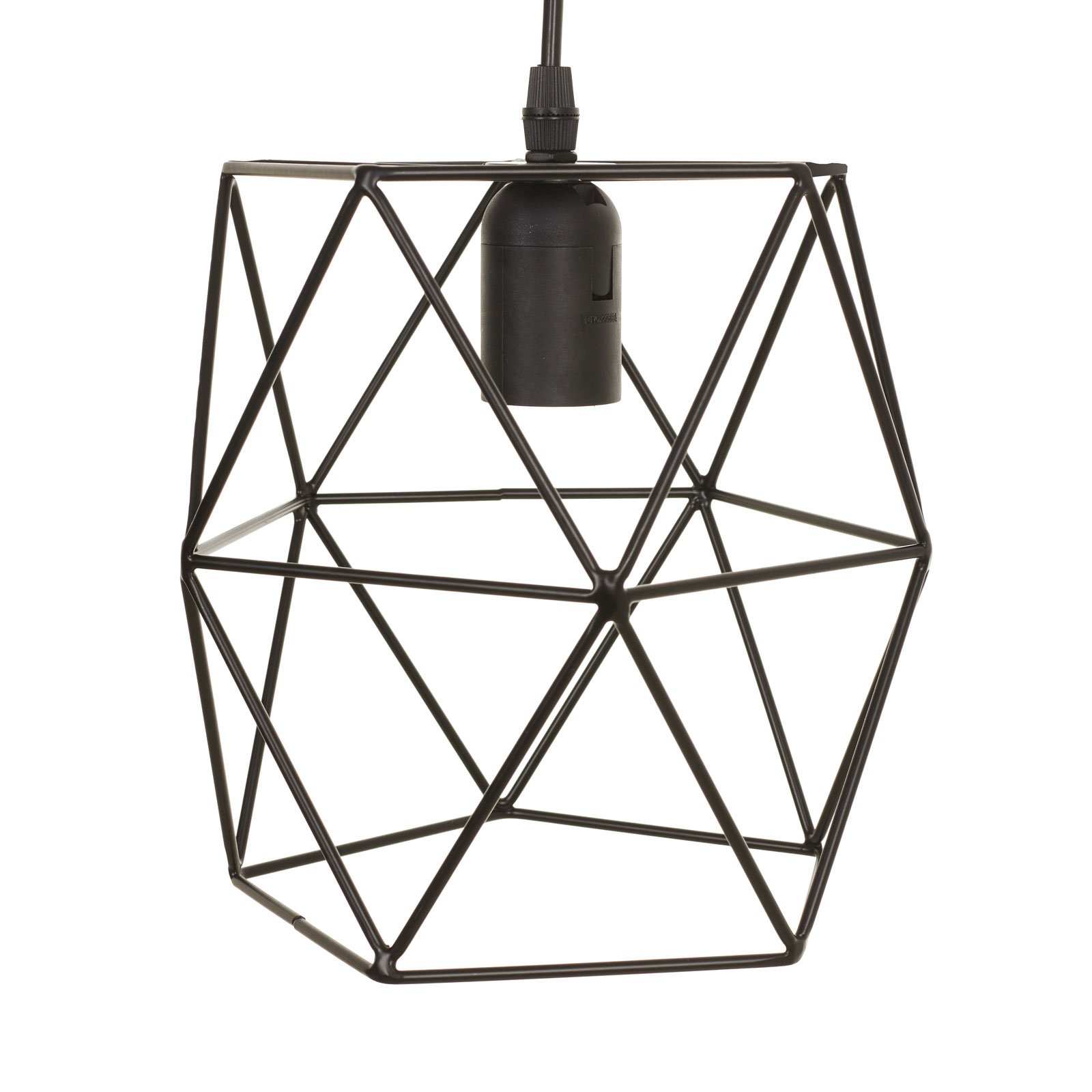 Vintage Pendelleuchte Edgar mit Holzbalken, 3 flg. Vintage Pendelleuchte Edgar mit Holzbalken, 3 flg.