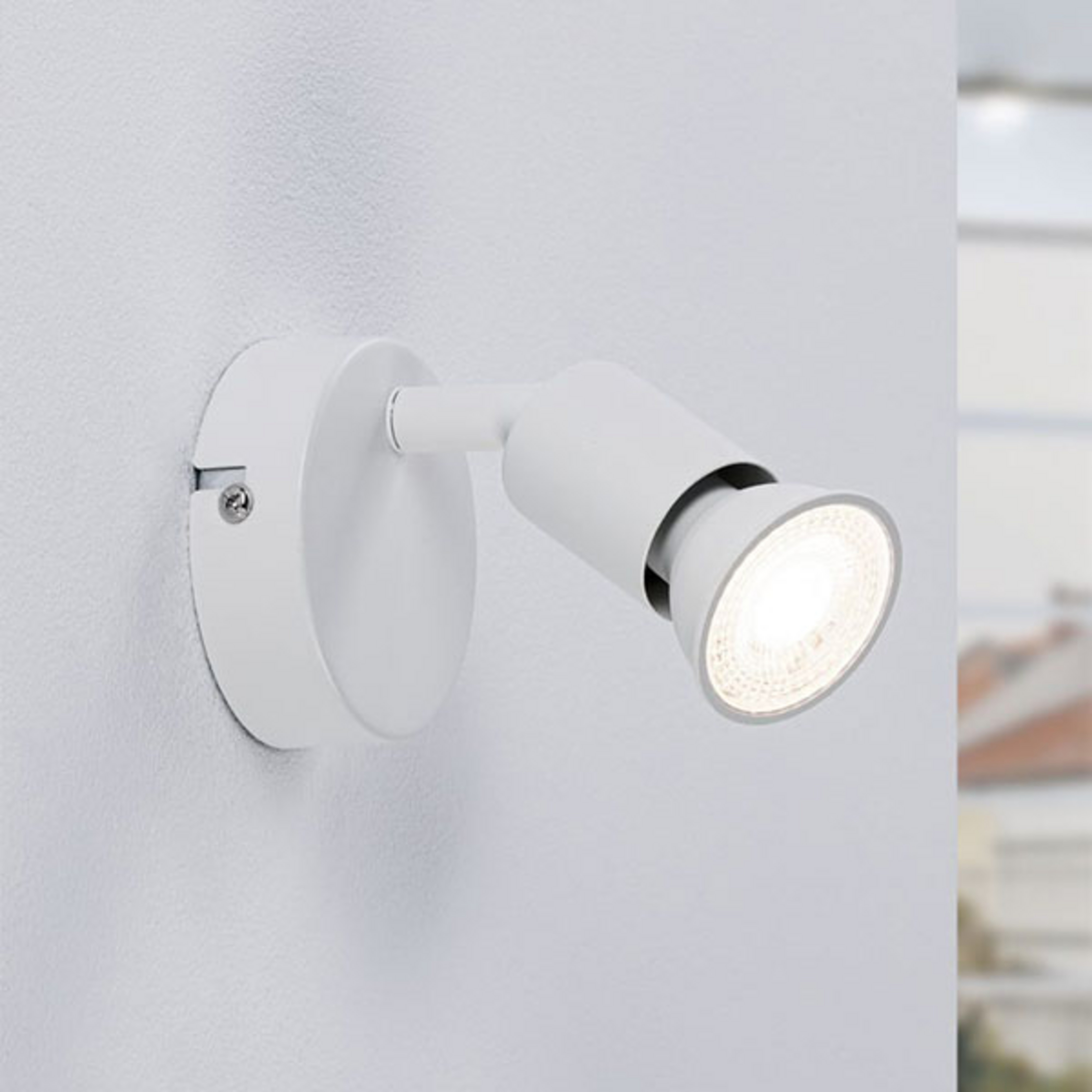 Paulmann Carolina spot da parete bianco, 1 luce