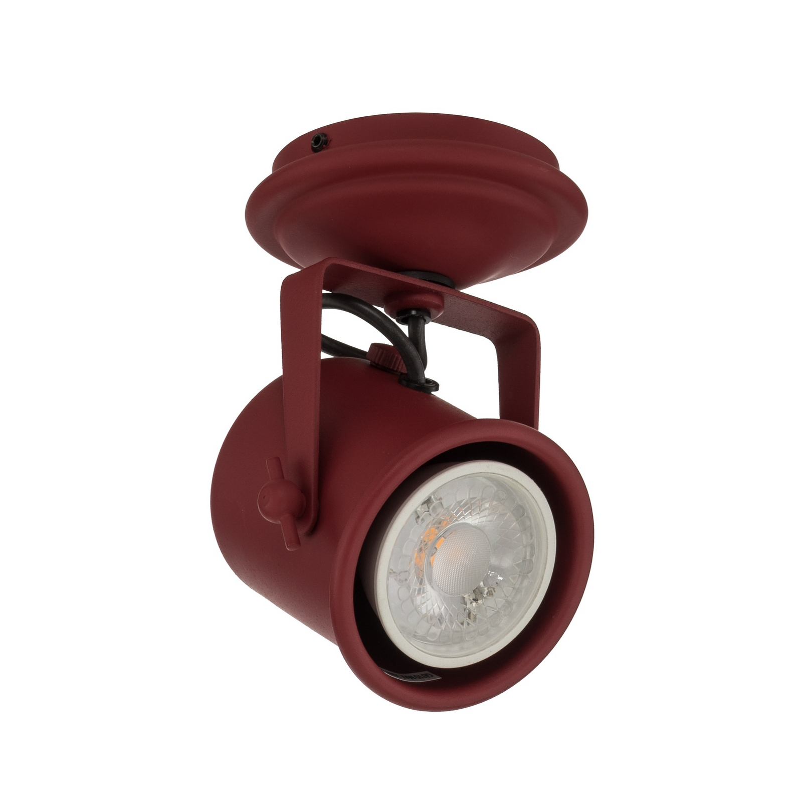 Plafondspot Canico, 1-lamp, rood Plafondspot Canico, 1-lamp, rood