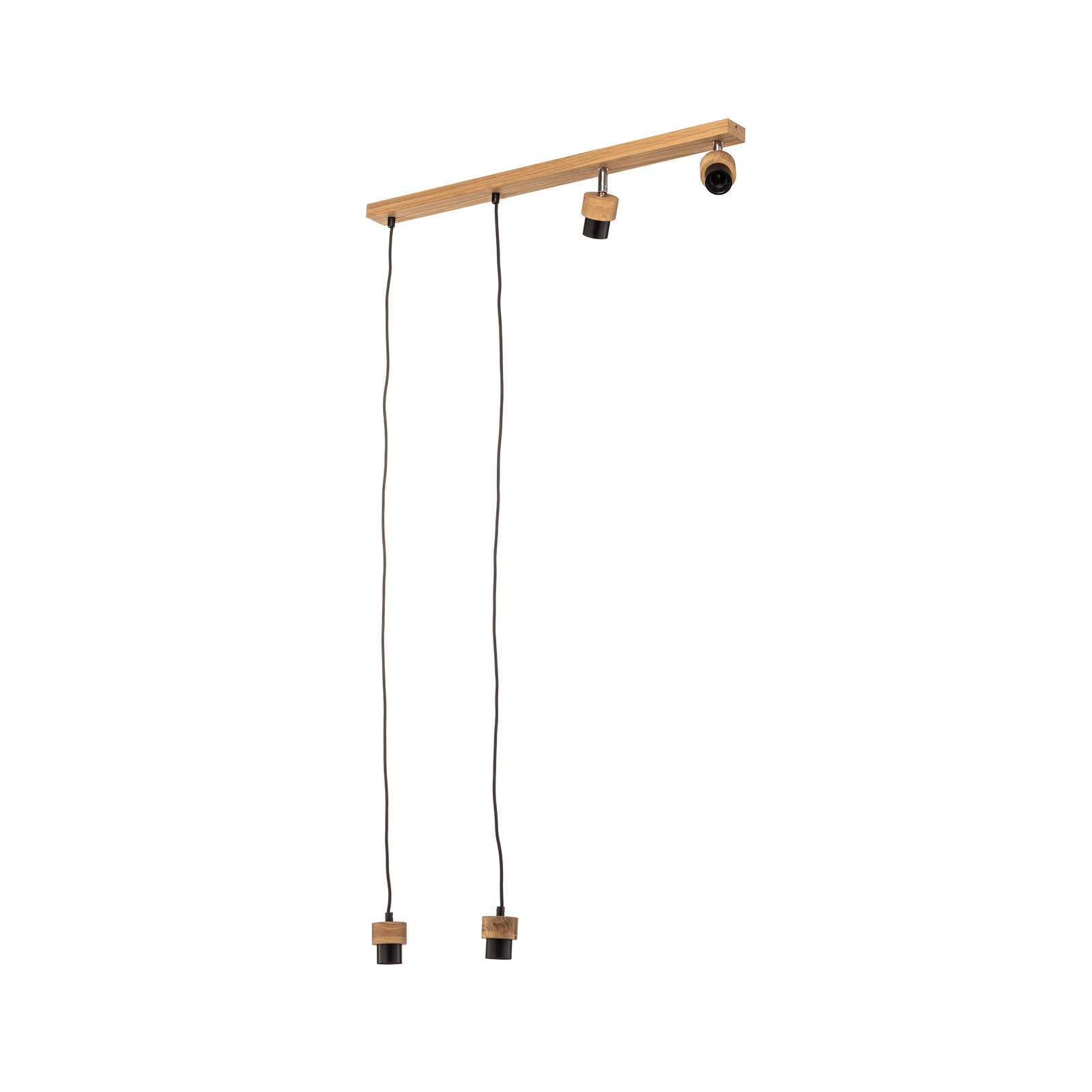Envolight Merlo hanglamp eiken geolied, 4-lamps