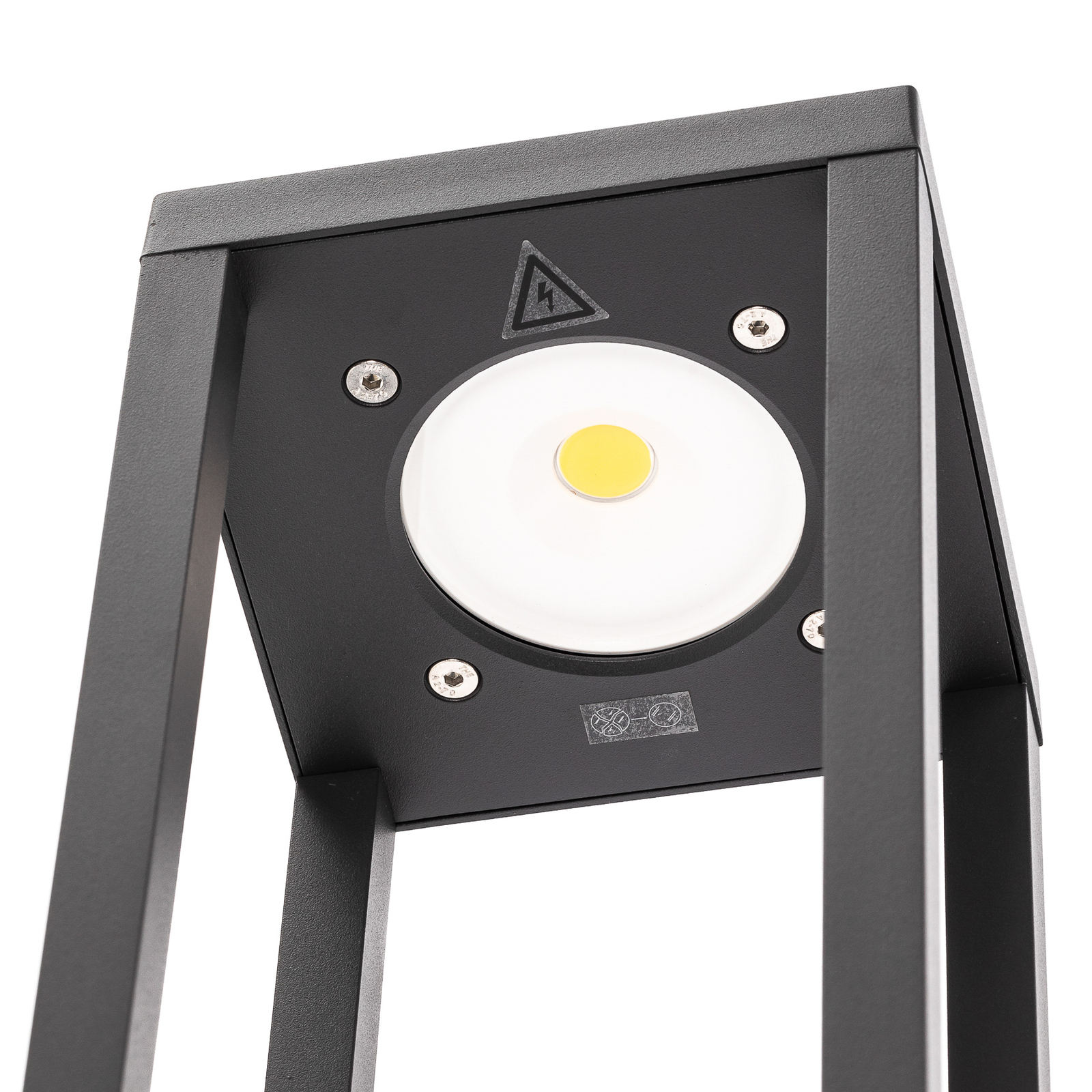 Lampione a LED Carlota grigio scuro, 65 cm