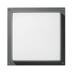 LED-Wandleuchte Bliz Square 40, 3.000K, anthrazit