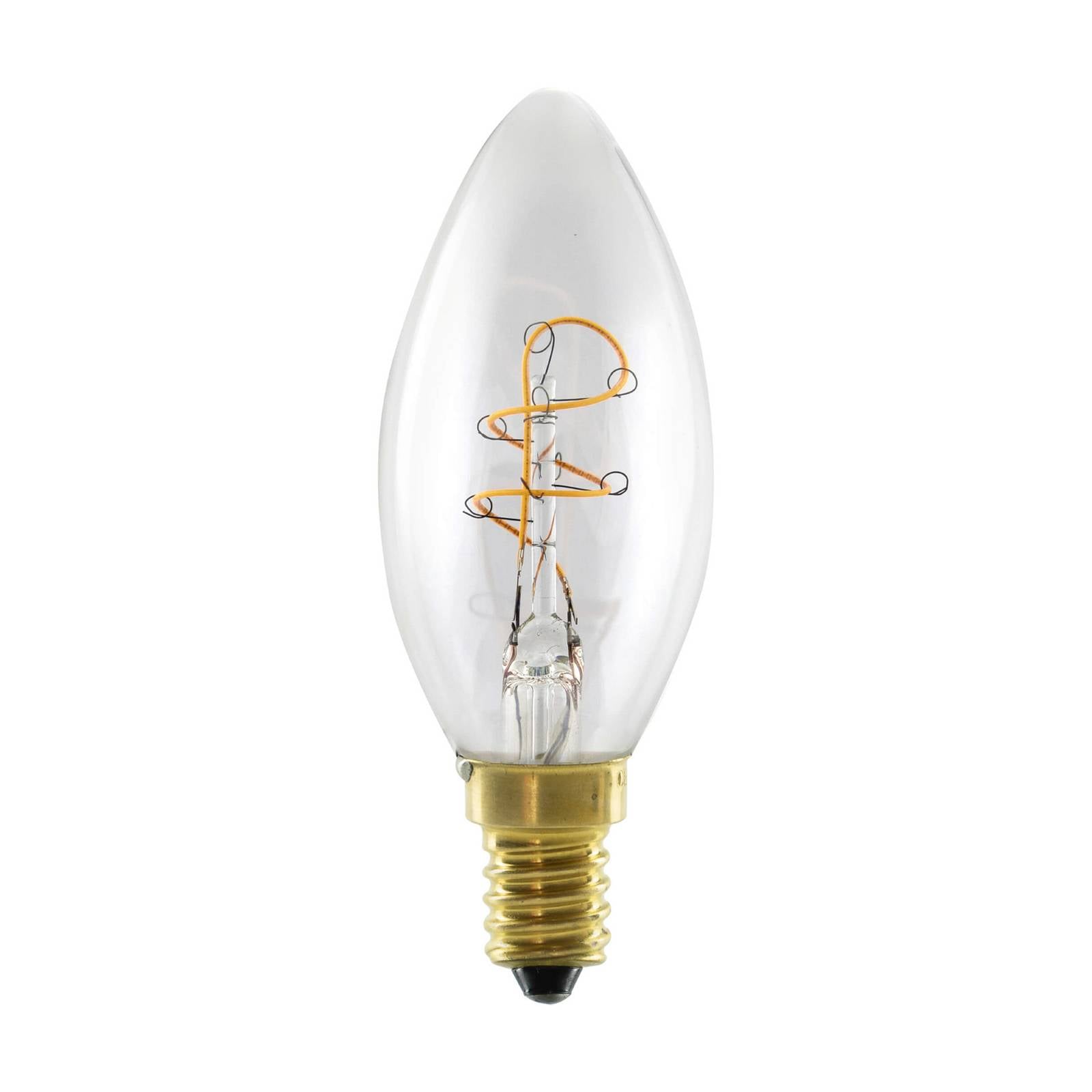 SEGULA LED Elegant Line E14 3W Kerze 2.200 K Filament dim