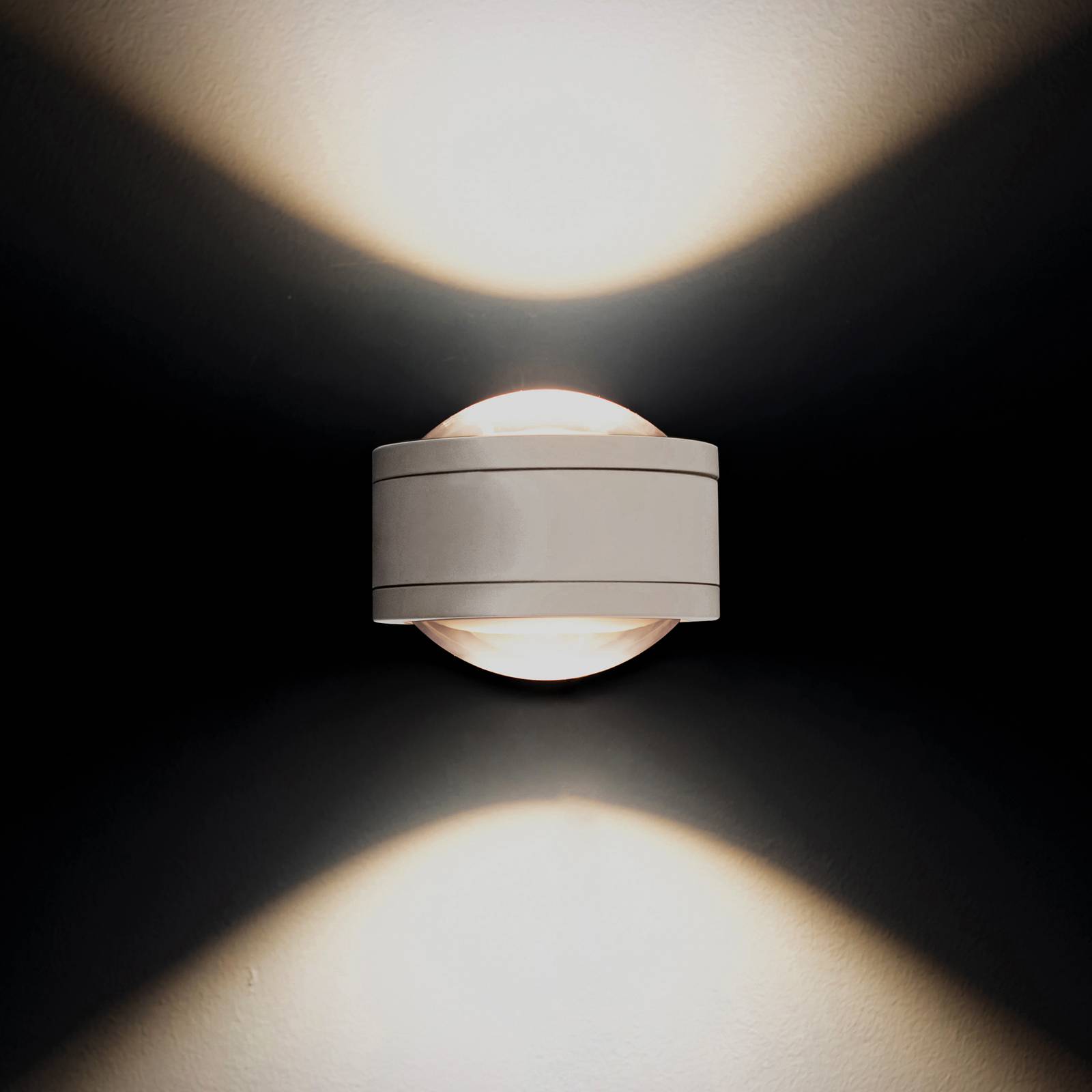 E-shop Nástenné LED svietidlo Megatron Due Punto, matná biela