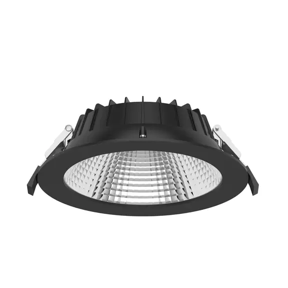 Lampenwelt SLC Shift LED-Einbaustrahler Ø 19cm CCT, schwarz