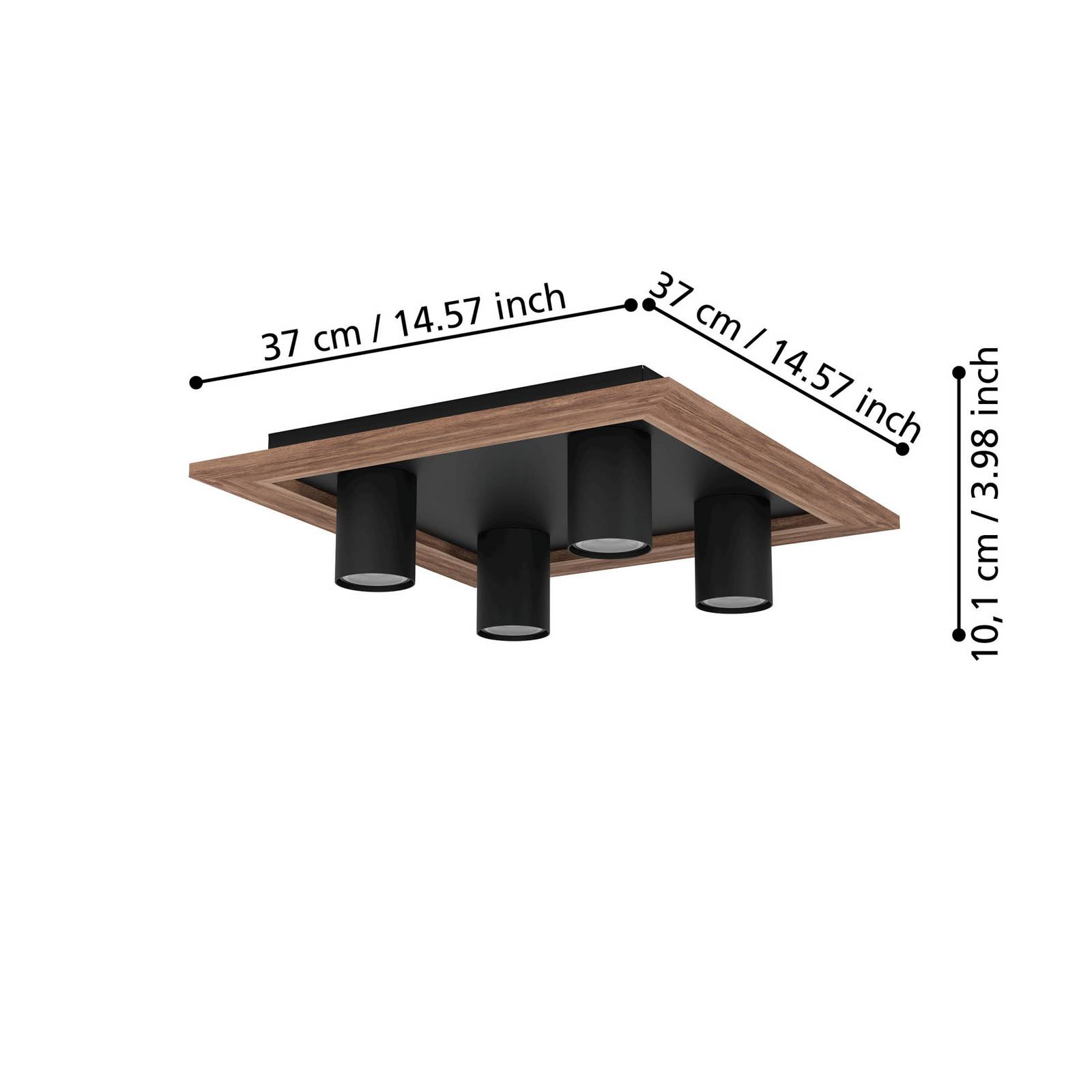 EGLO Valcasotto 1 sufitowa LED cztery spoty