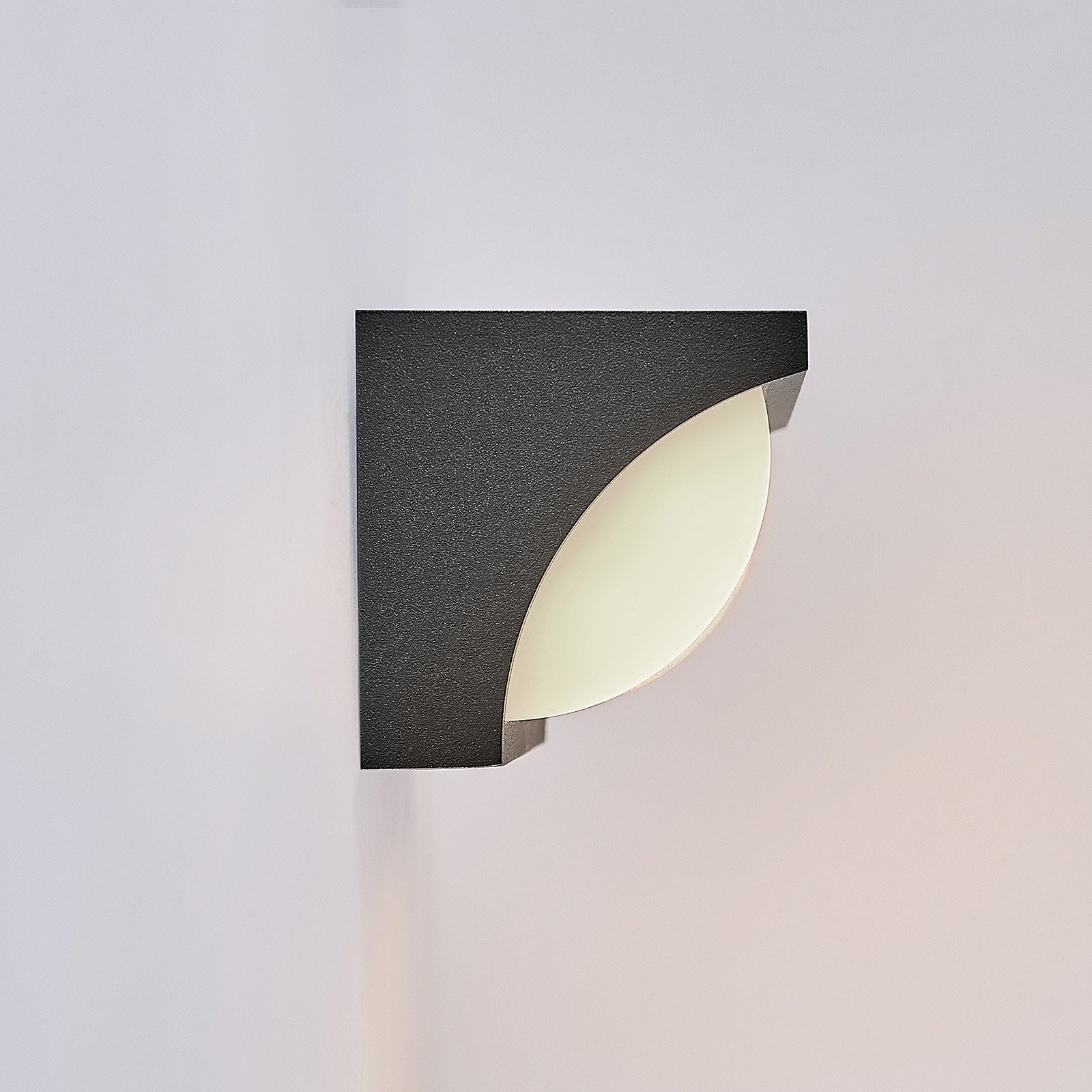 Aune LED ExteriorAplique de Pared Anthracite - Lucande