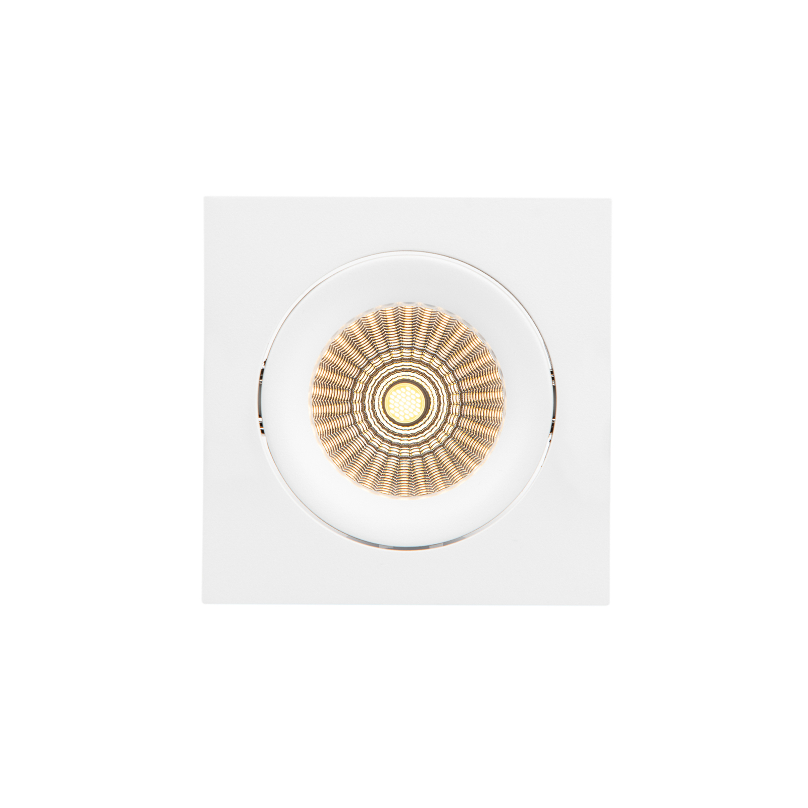 SLC DL04 Square X1 Einbaulampe IP54 3000K weiß
